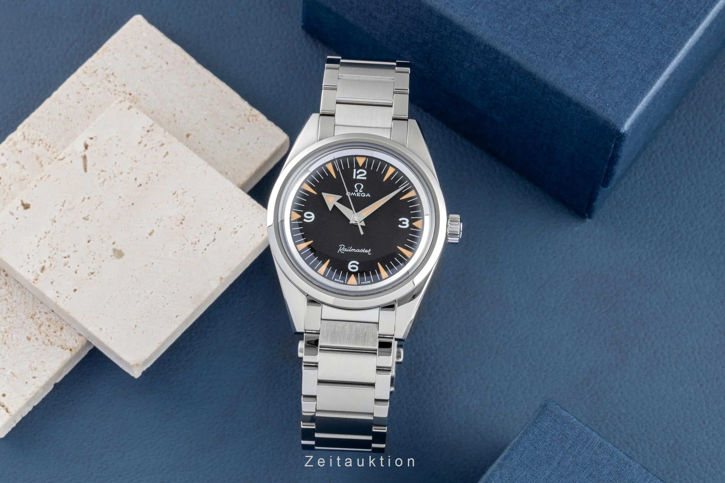 Omega Railmaster steel automatic men's watch 220.10.38.20.01.002 LP: 8200EUR Limited  [2600235] - Image 4