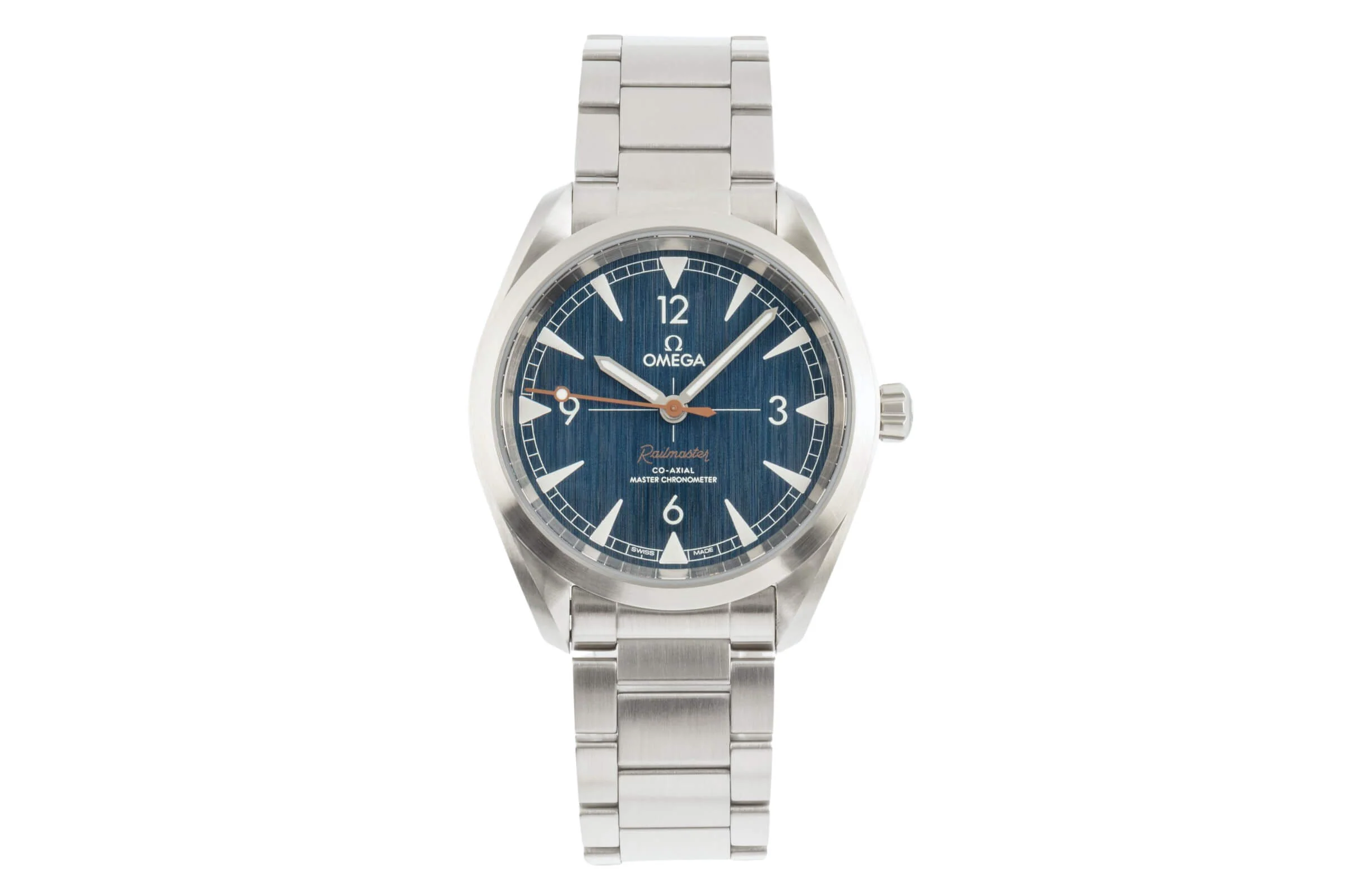 Omega Railmaster steel automatic men's watch 220.10.40.20.03.001 LP: 5400EUR  [2402143] - Image 4