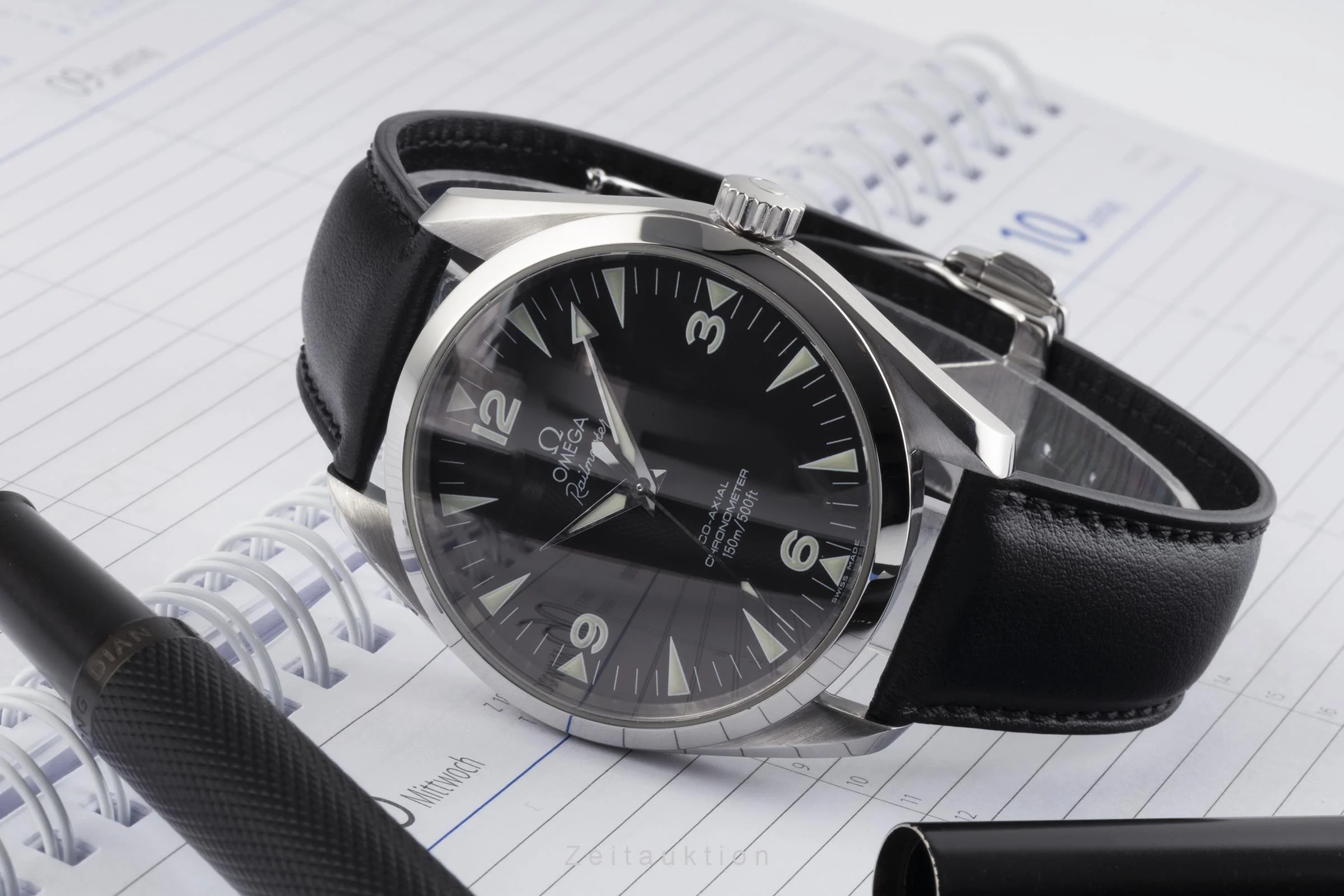 Omega Railmaster steel automatic men's watch 2502.52.00 LP: 6000EUR  [2206340] - Image 2