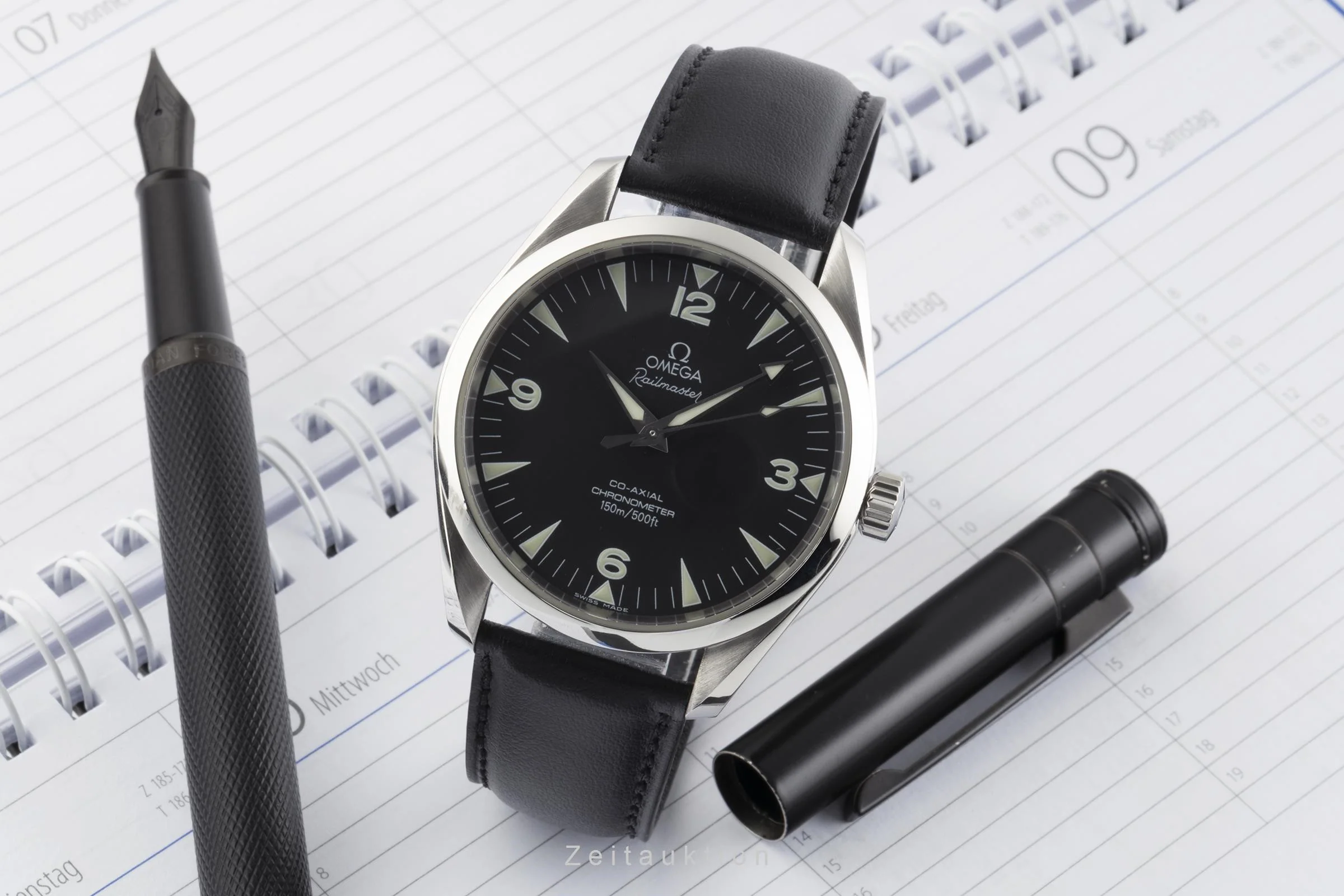 Omega Railmaster steel automatic men's watch 2502.52.00 LP: 6000EUR  [2206340] - Image 3