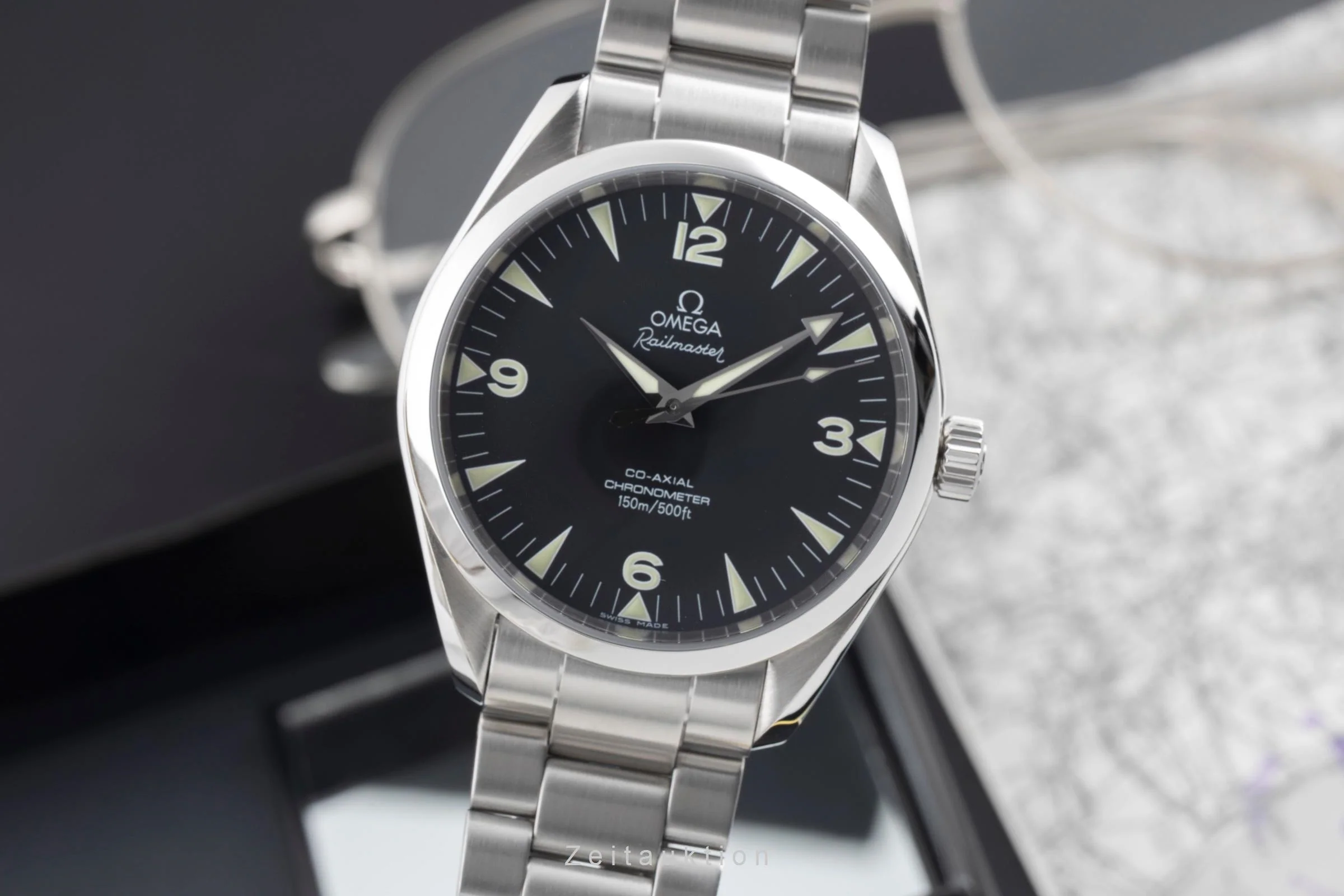 Omega Railmaster steel automatic men's watch 2502.52.00  [2507465] - Image 2