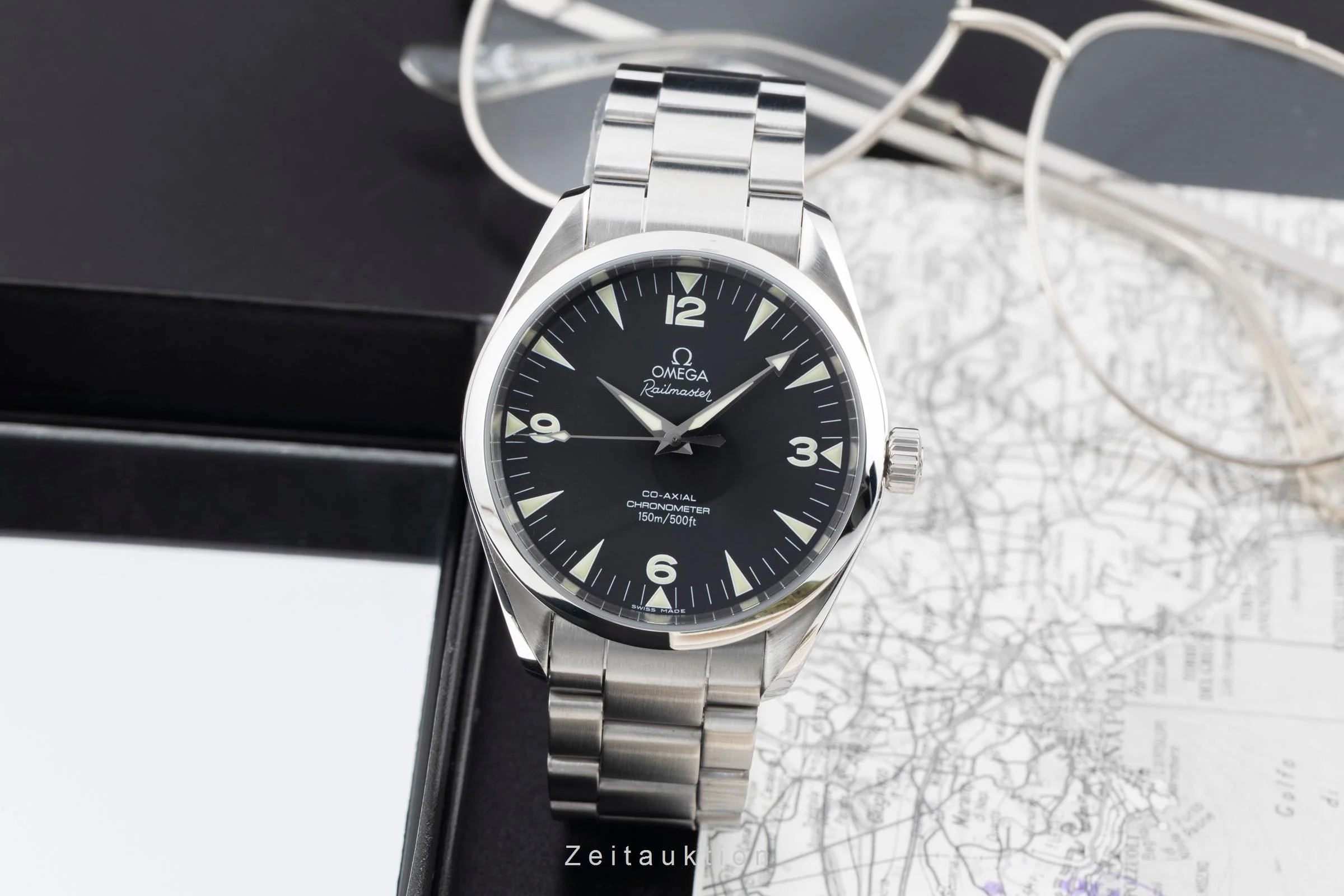 Omega Railmaster steel automatic men's watch 2502.52.00  [2507465] - Image 4
