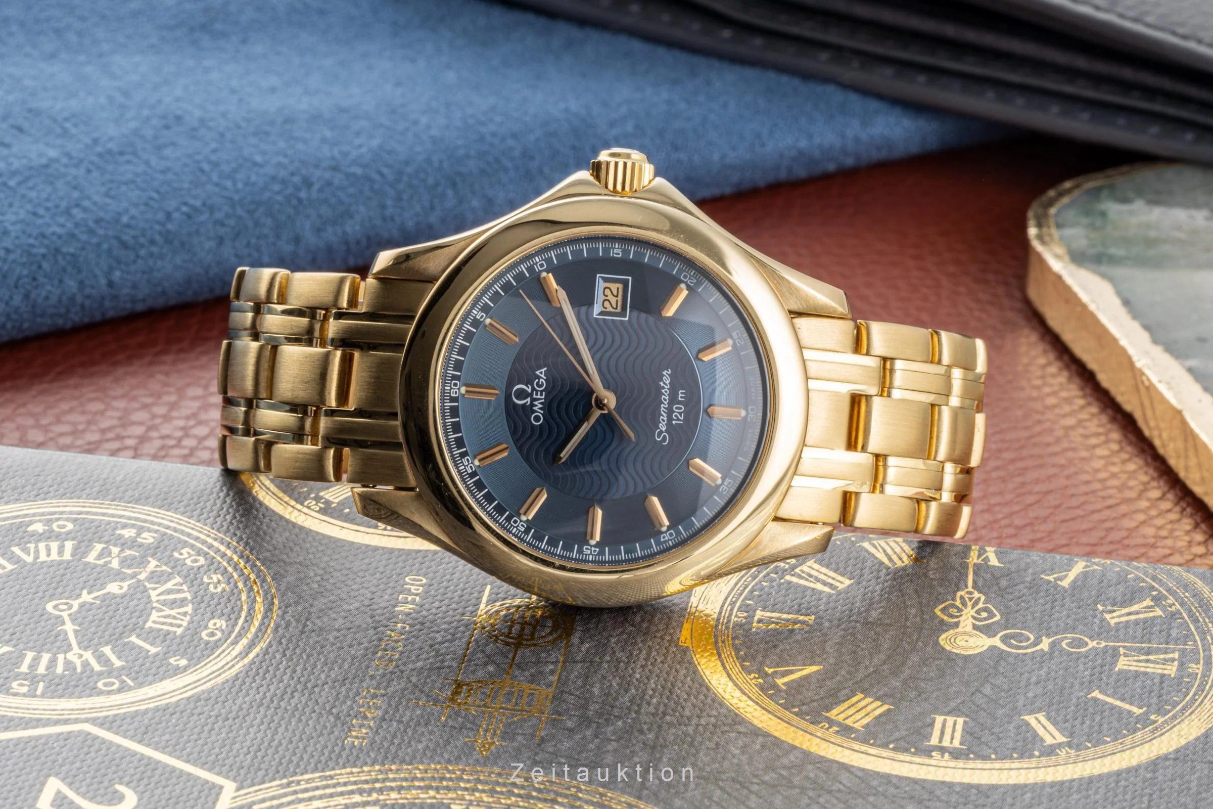 Omega Seamaster 18 ct gold quartz men's watch 2111.81.00, 196.1501, 168.1501 LP: 26200EUR  [2107542] - Image 3
