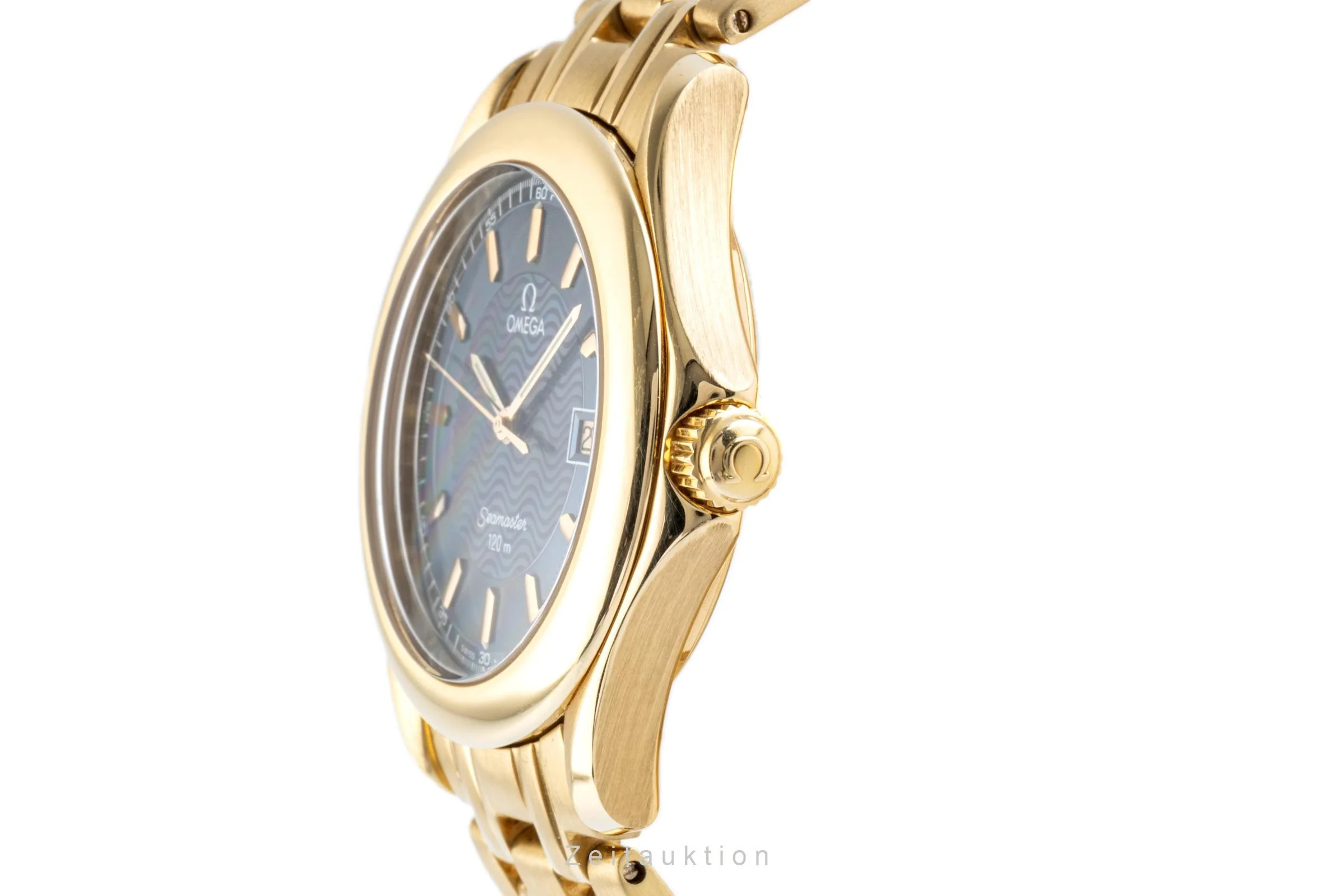 Omega Seamaster 18 ct gold quartz men's watch 2111.81.00, 196.1501, 168.1501 LP: 26200EUR  [2107542] - Image 6