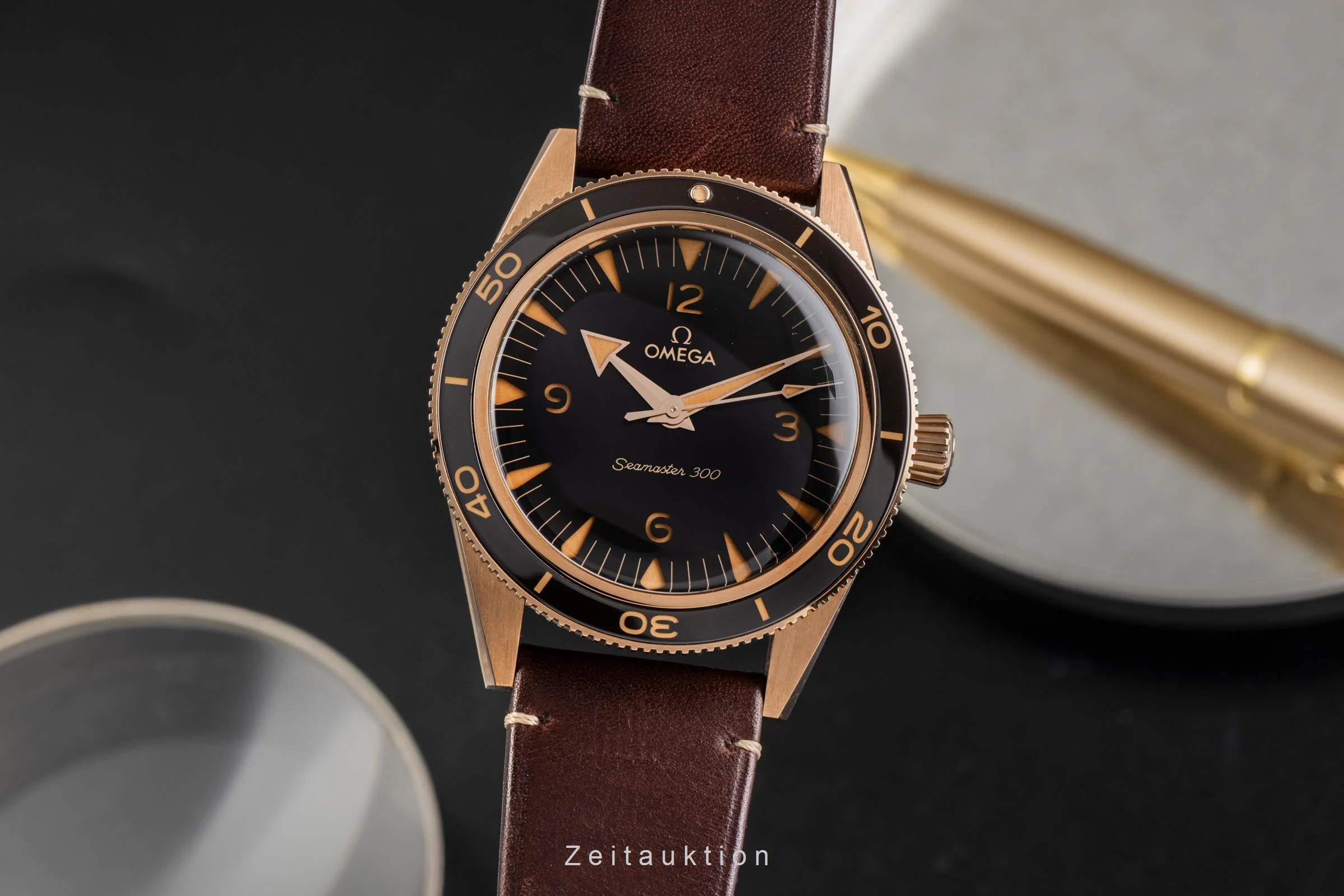 Omega Seamaster bronze automatic men's watch 234.92.41.21.10.001 LP: 14800EUR  [2504271] - Image 2