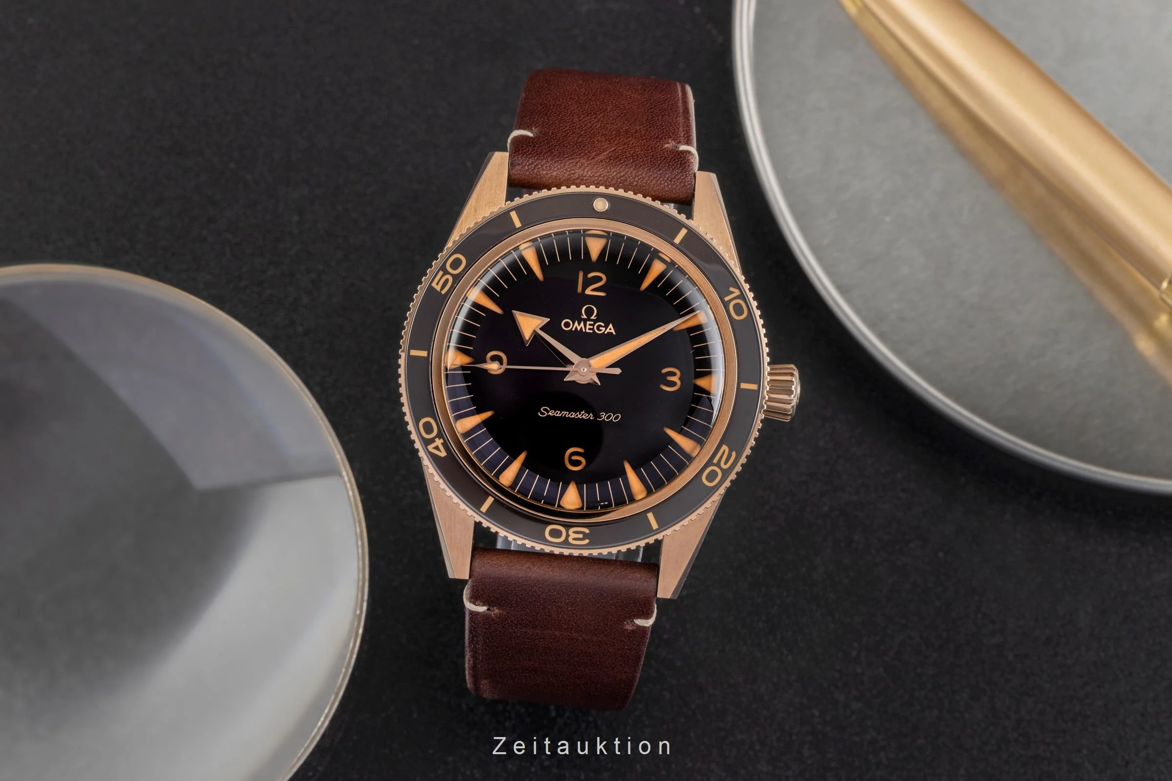 Omega Seamaster bronze automatic men's watch 234.92.41.21.10.001 LP: 14800EUR  [2504271] - Image 4
