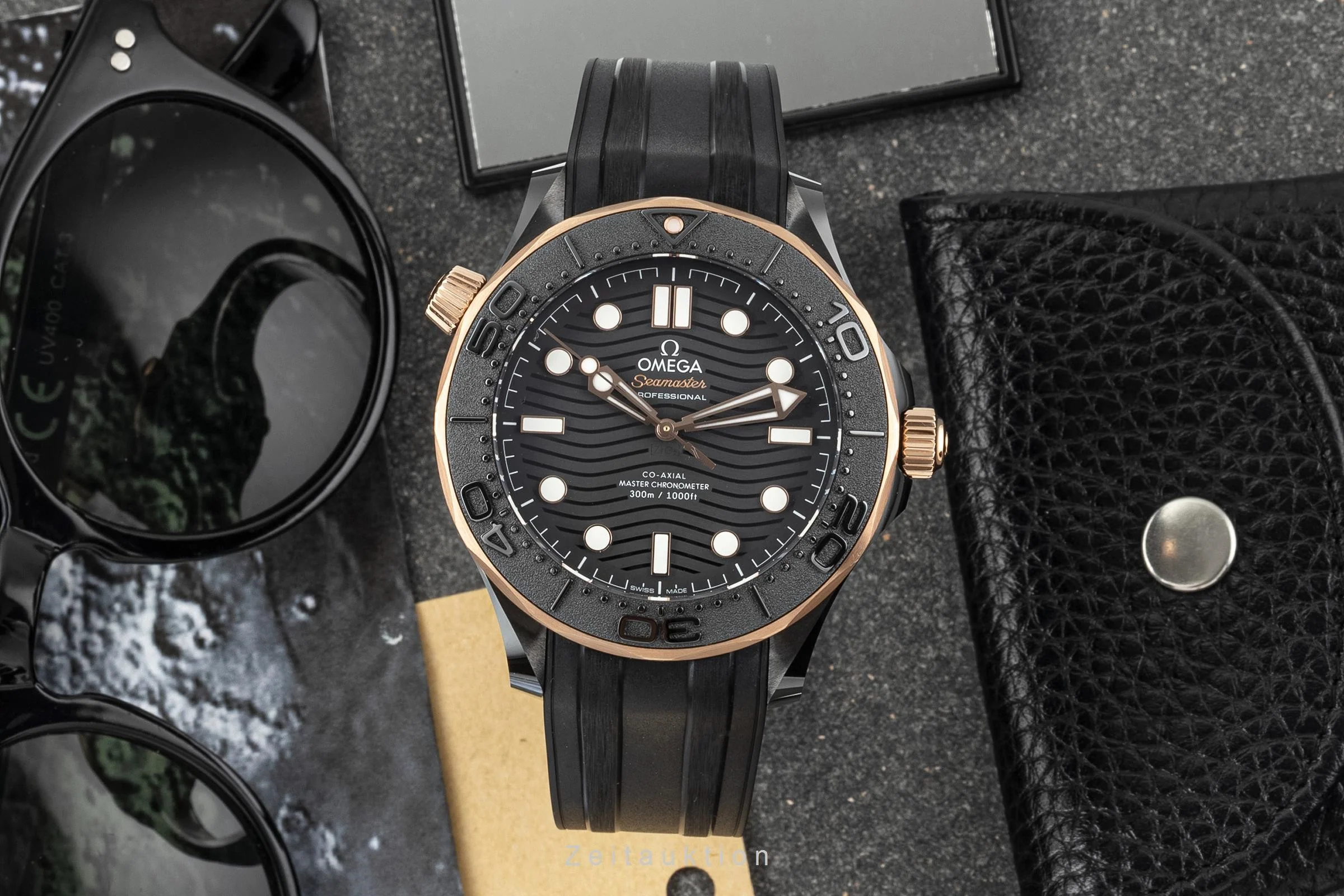 Omega Seamaster ceramic / gold automatic men's watch 210.62.44.20.01.001 LP: 13800EUR  [2304006] - Image 3