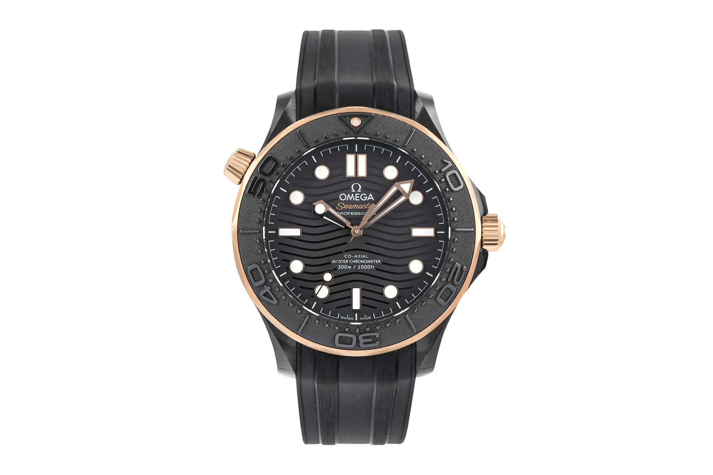 Omega Seamaster ceramic / gold automatic men's watch 210.62.44.20.01.001 LP: 13800EUR  [2304006] - Image 4