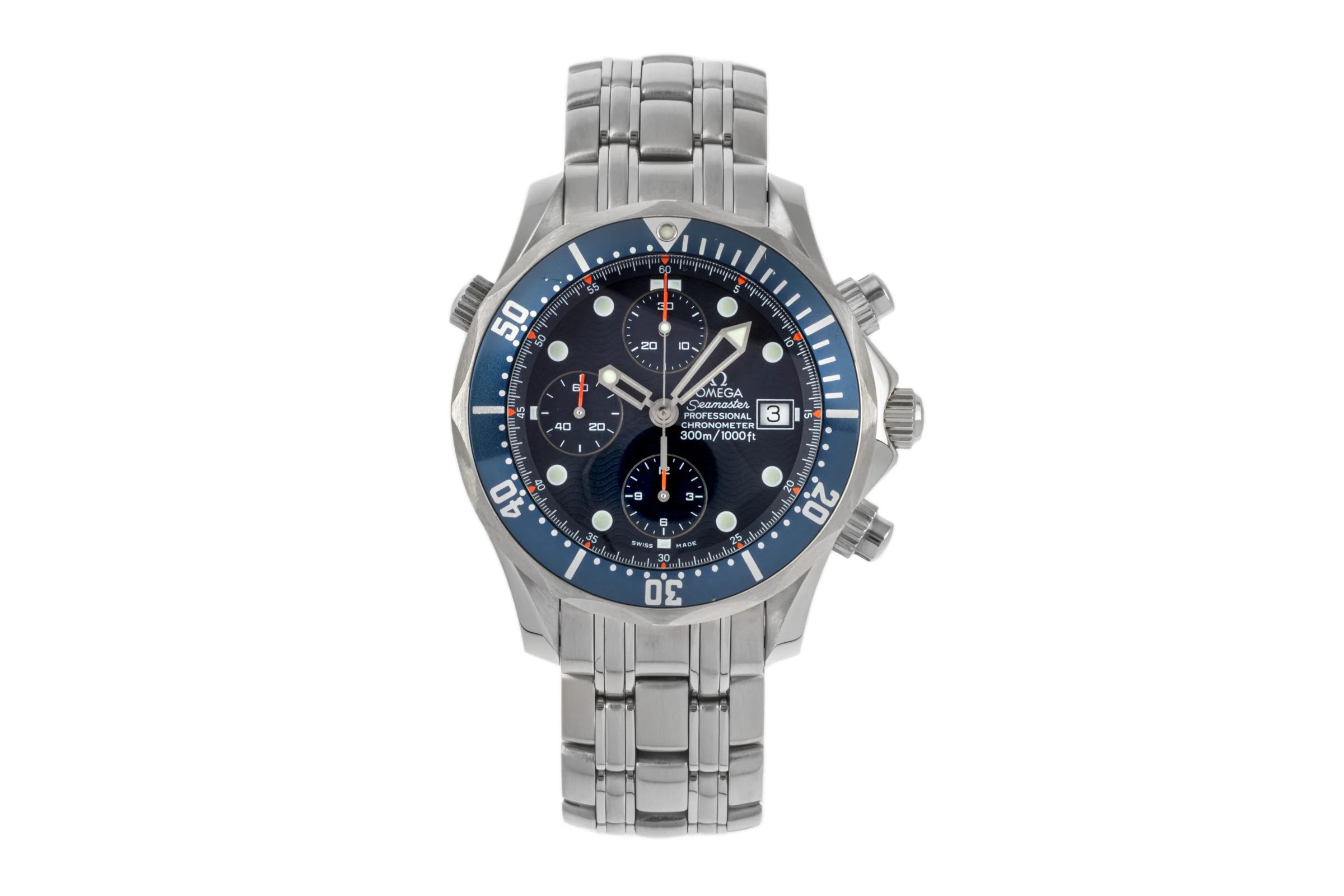 Omega Seamaster chronograph steel automatic men's watch 178.0514, 378.0514, 2599.80.00 LP: 9100EUR  [2207187] - Image 4