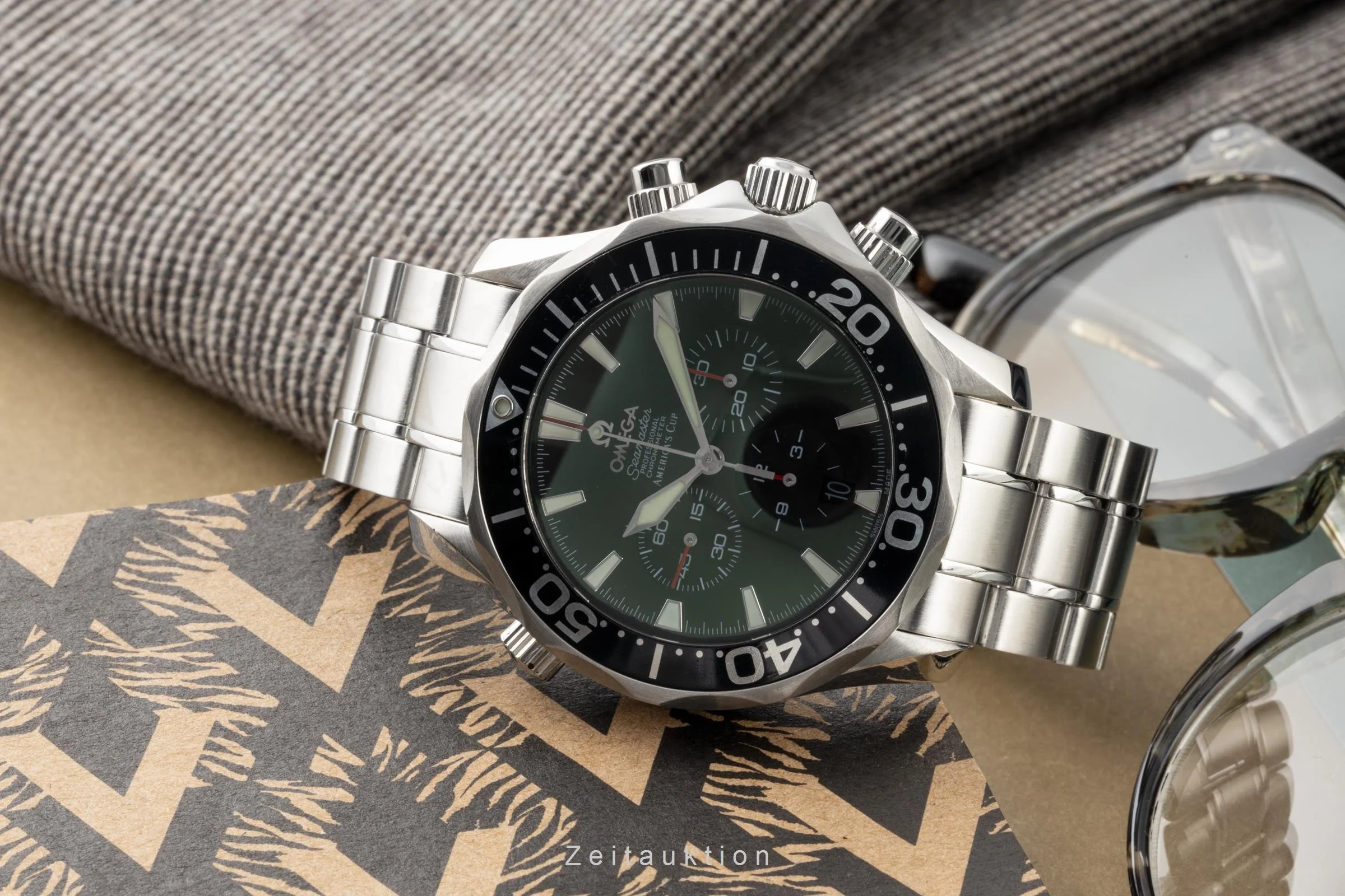 Omega Seamaster chronograph steel automatic men's watch 178.0515, 2594.50.00 LP: 9100EUR  [2304130] - Image 2