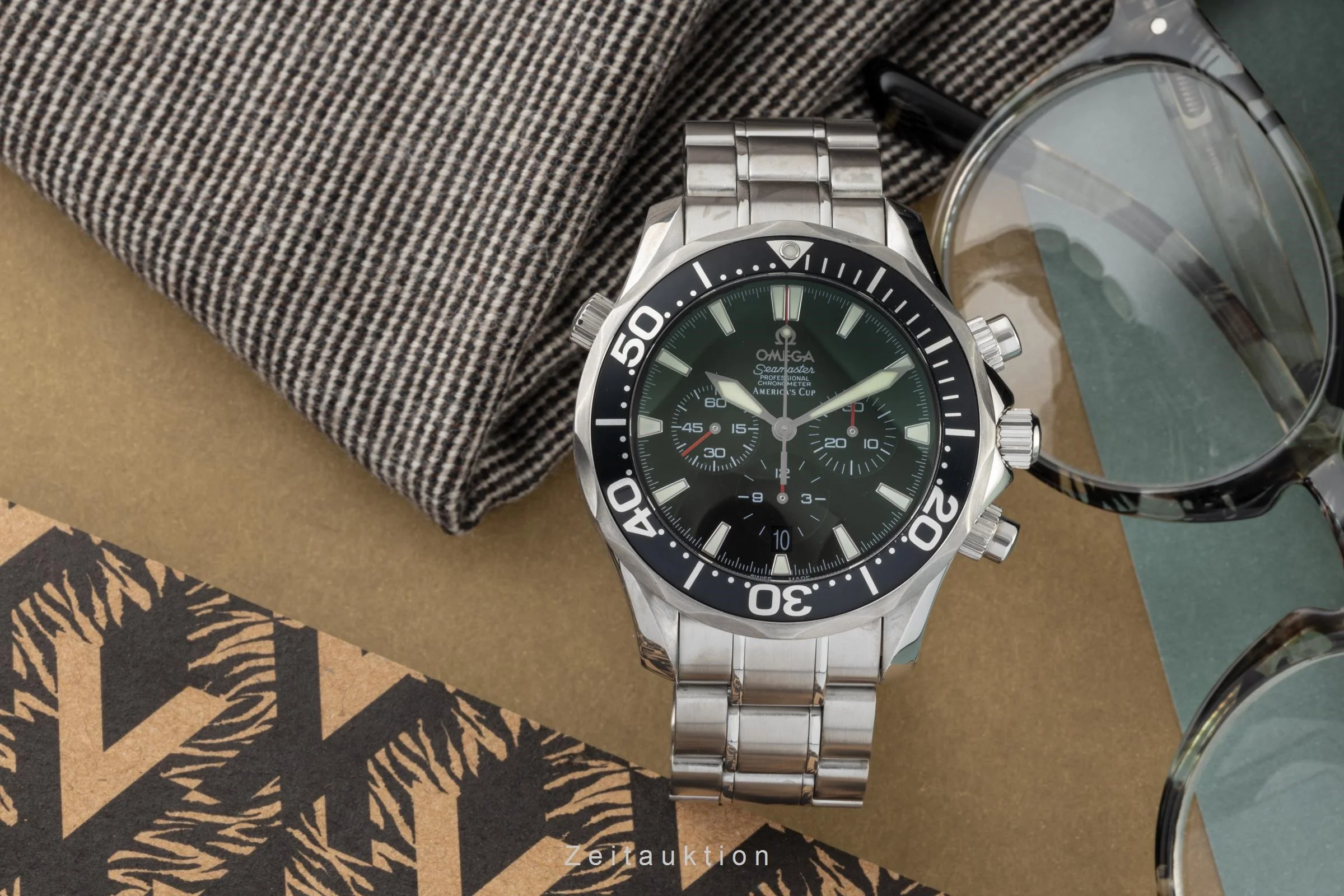 Omega Seamaster chronograph steel automatic men's watch 178.0515, 2594.50.00 LP: 9100EUR  [2304130] - Image 3