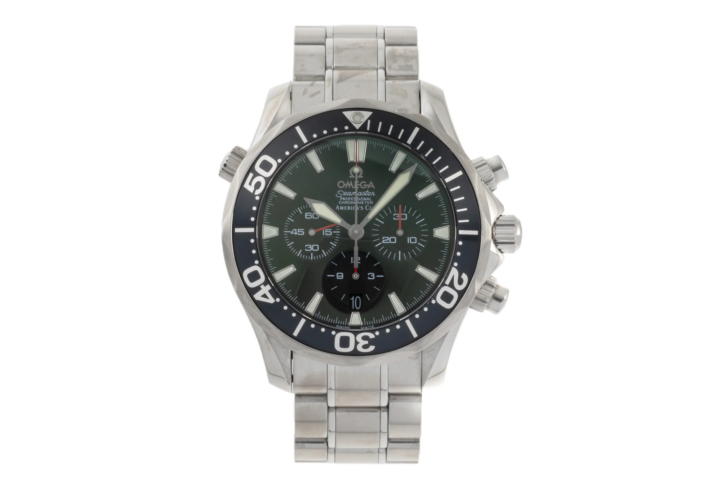 Omega Seamaster chronograph steel automatic men's watch 178.0515, 2594.50.00 LP: 9100EUR  [2304130] - Image 4