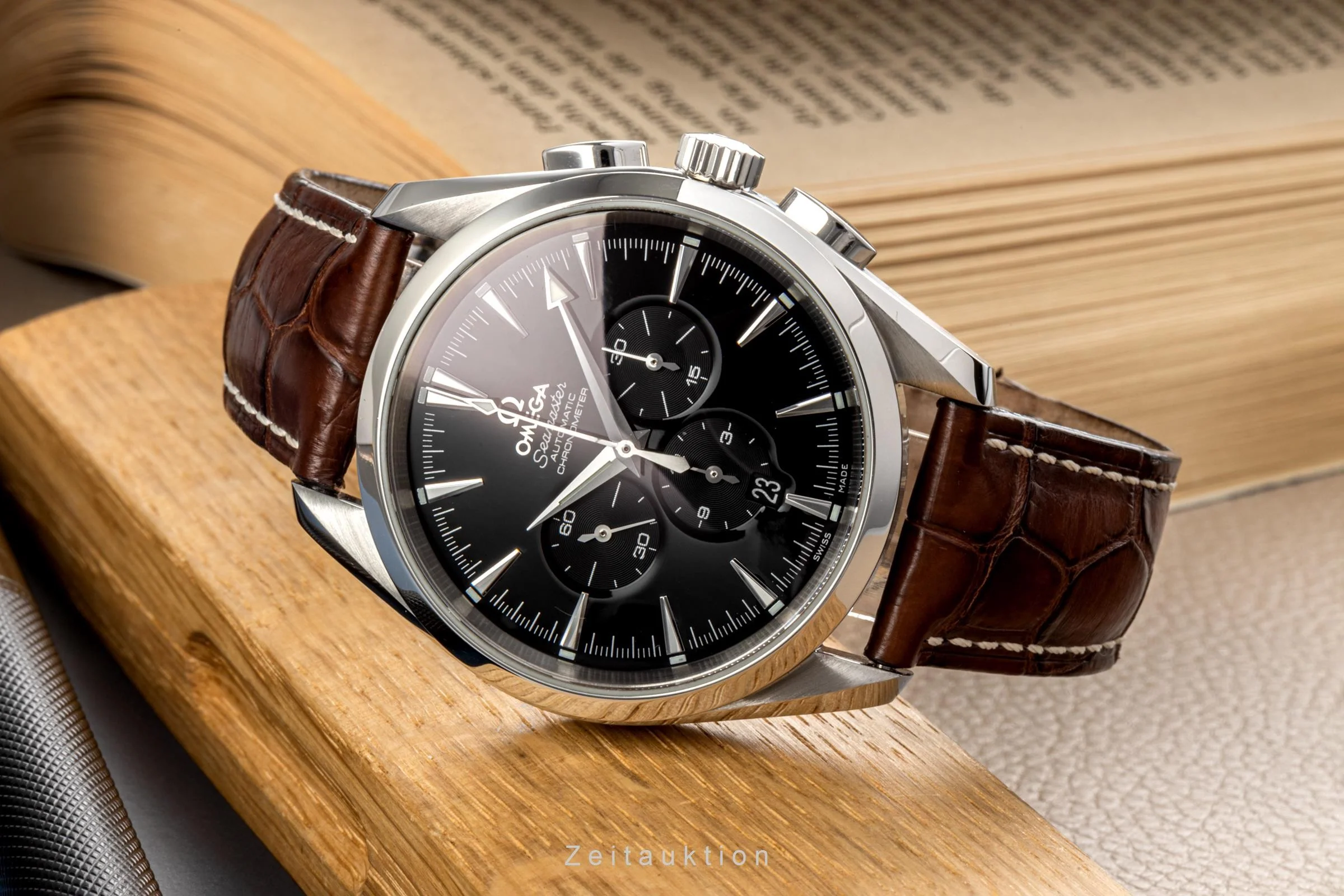 Omega Seamaster chronograph steel automatic men's watch 178.1110, 2812.50.37  [2300374] - Image 2