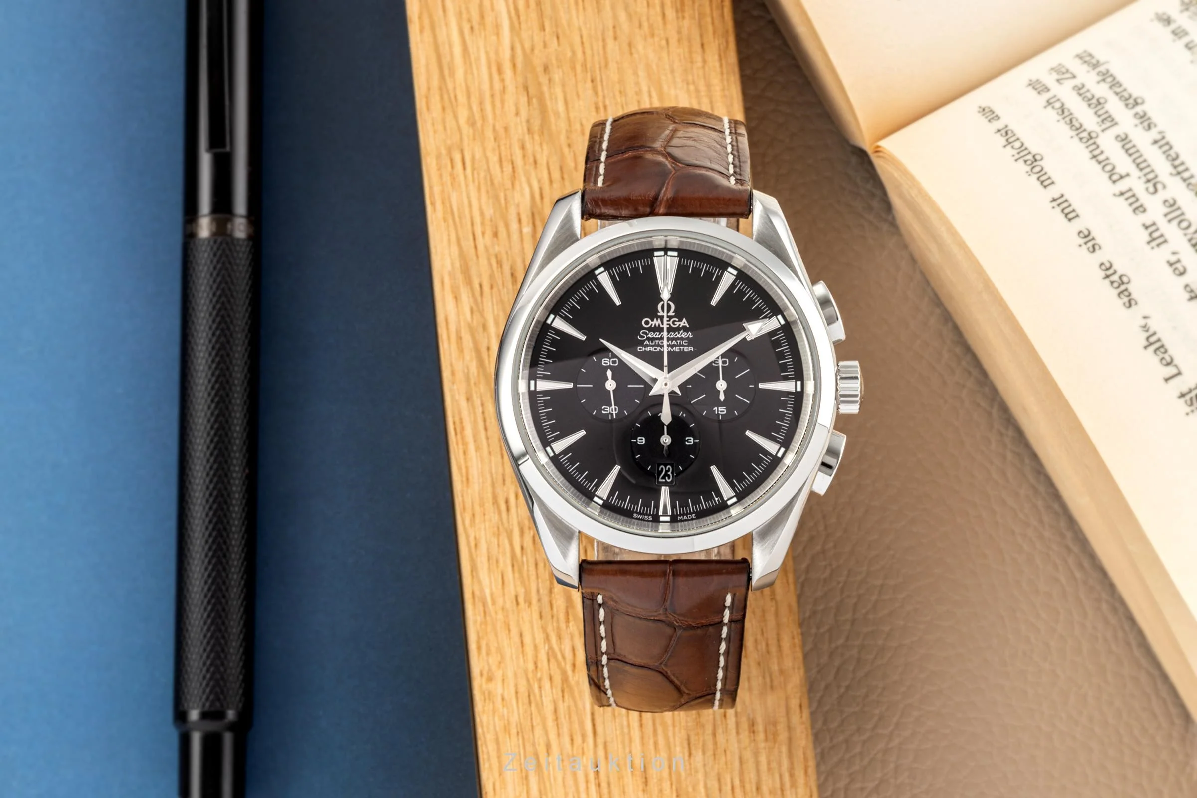 Omega Seamaster chronograph steel automatic men's watch 178.1110, 2812.50.37  [2300374] - Image 3
