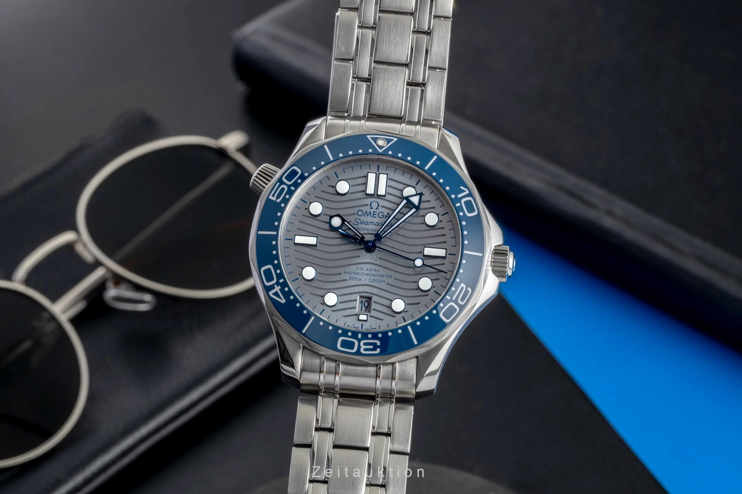 Omega Seamaster chronograph steel automatic men's watch 210.30.42.20.06.001 LP: 6500EUR  [2601157] - Image 2