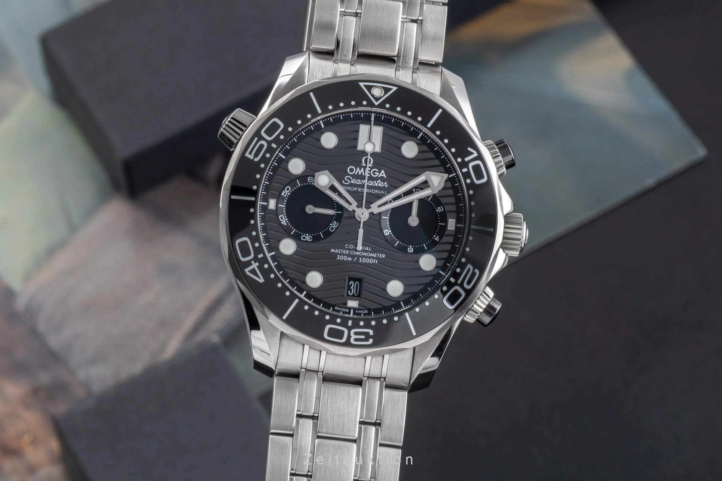 Omega Seamaster chronograph steel automatic men's watch 210.30.44.51.01.001 LP: 9300EUR  [2501415] - Image 2