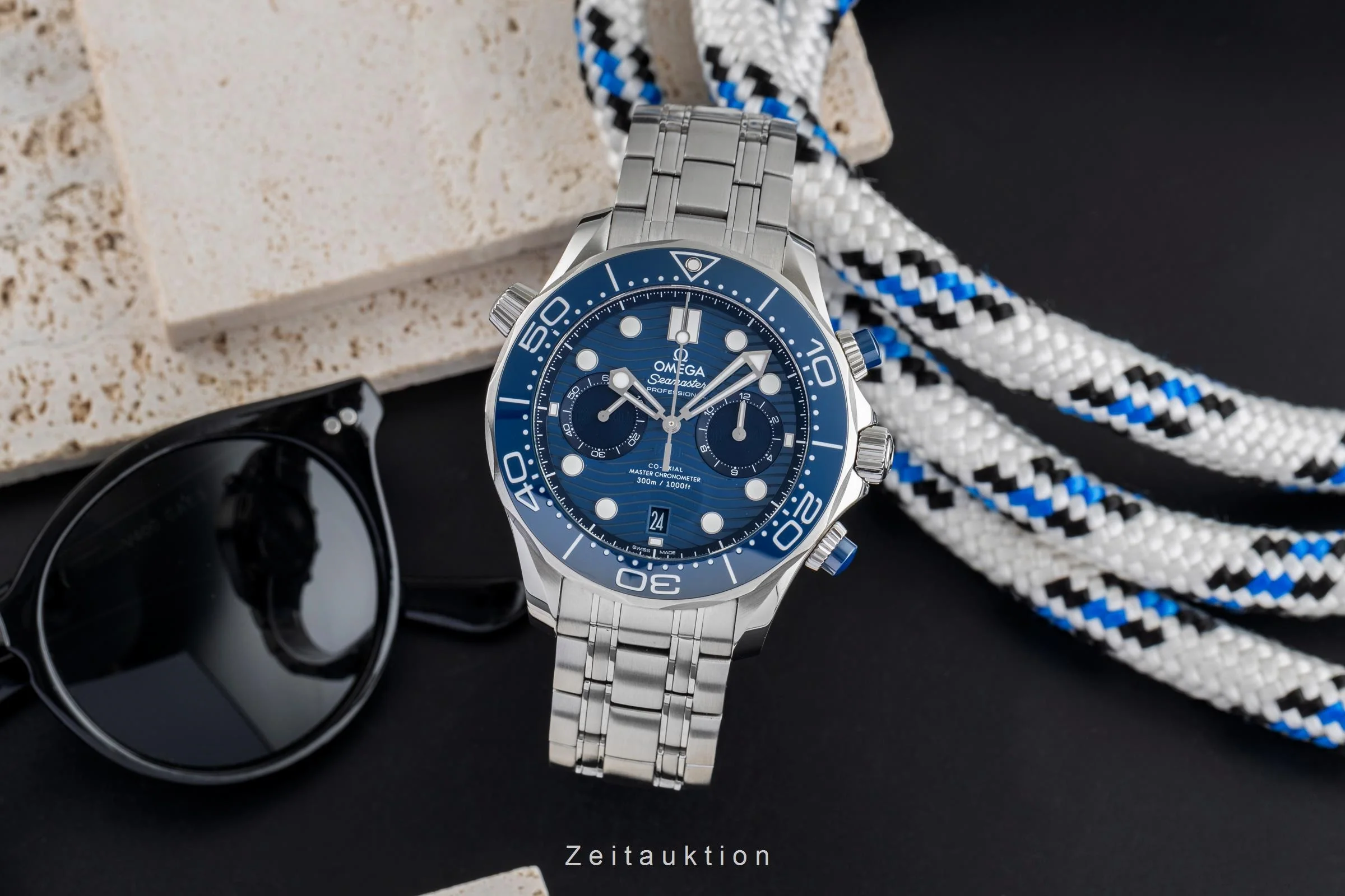 Omega Seamaster chronograph steel automatic men's watch 210.30.44.51.03.001 LP: 9300EUR  [2503913] - Image 4