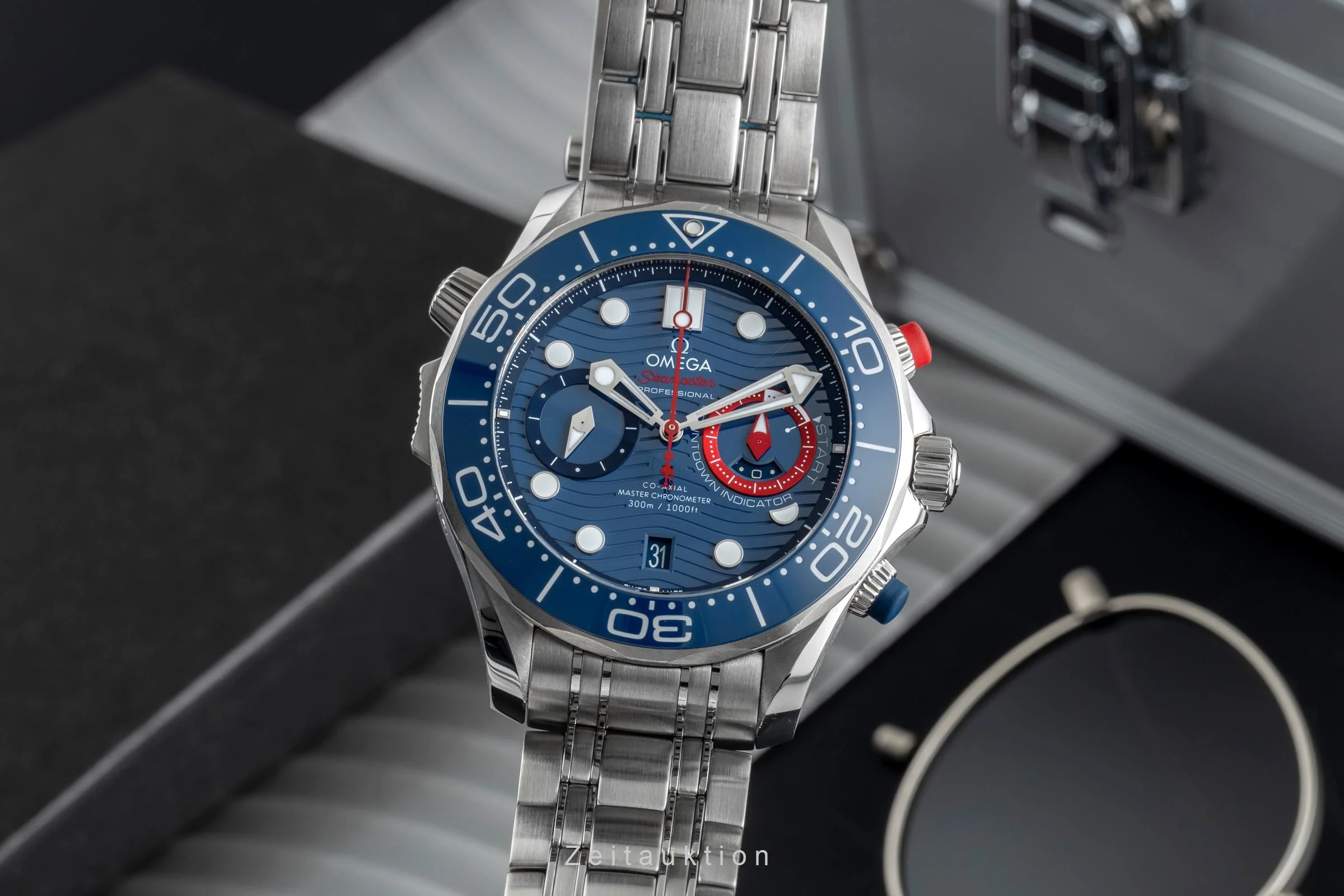 Omega Seamaster chronograph steel automatic men's watch 210.30.44.51.03.002  [2505474] - Image 2