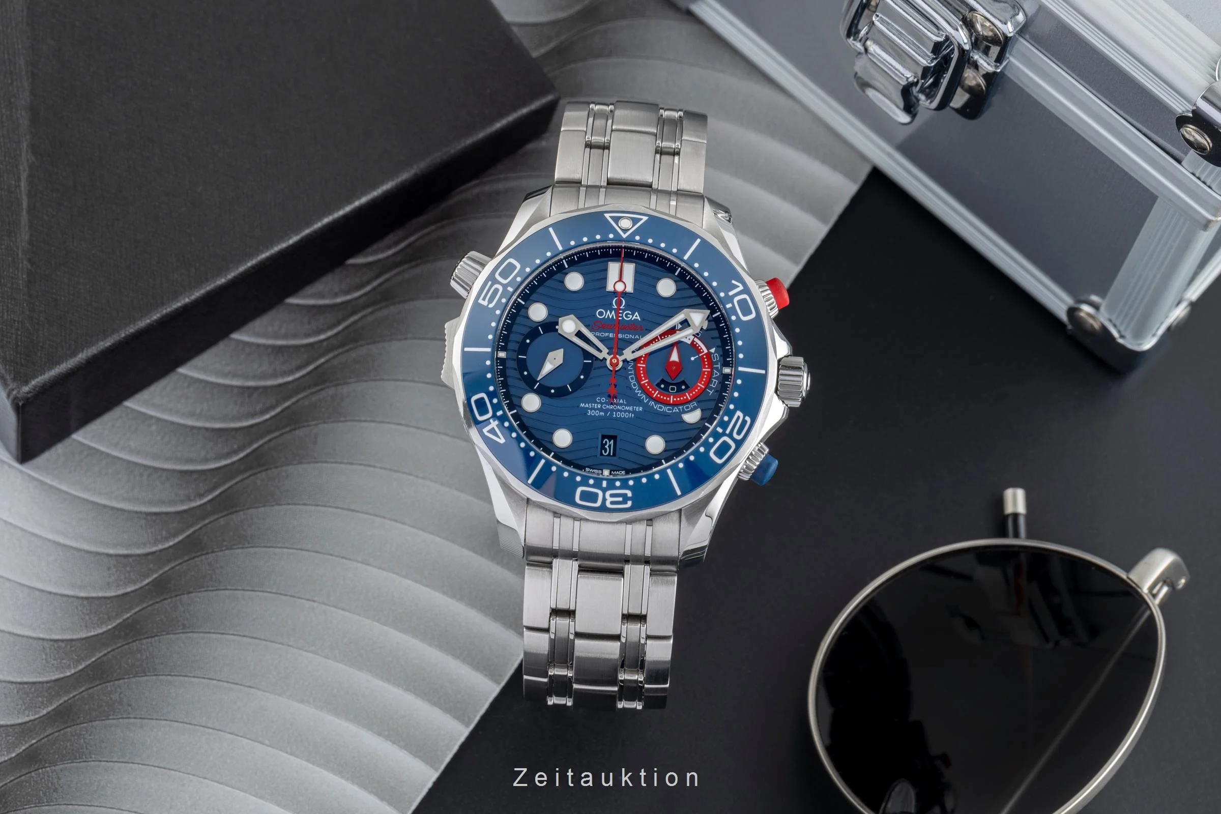 Omega Seamaster chronograph steel automatic men's watch 210.30.44.51.03.002  [2505474] - Image 4