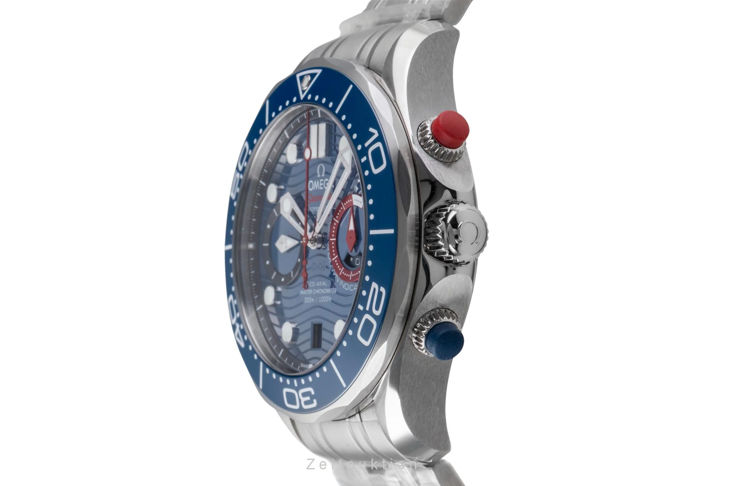 Omega Seamaster chronograph steel automatic men's watch 210.30.44.51.03.002  [2506387] - Image 7