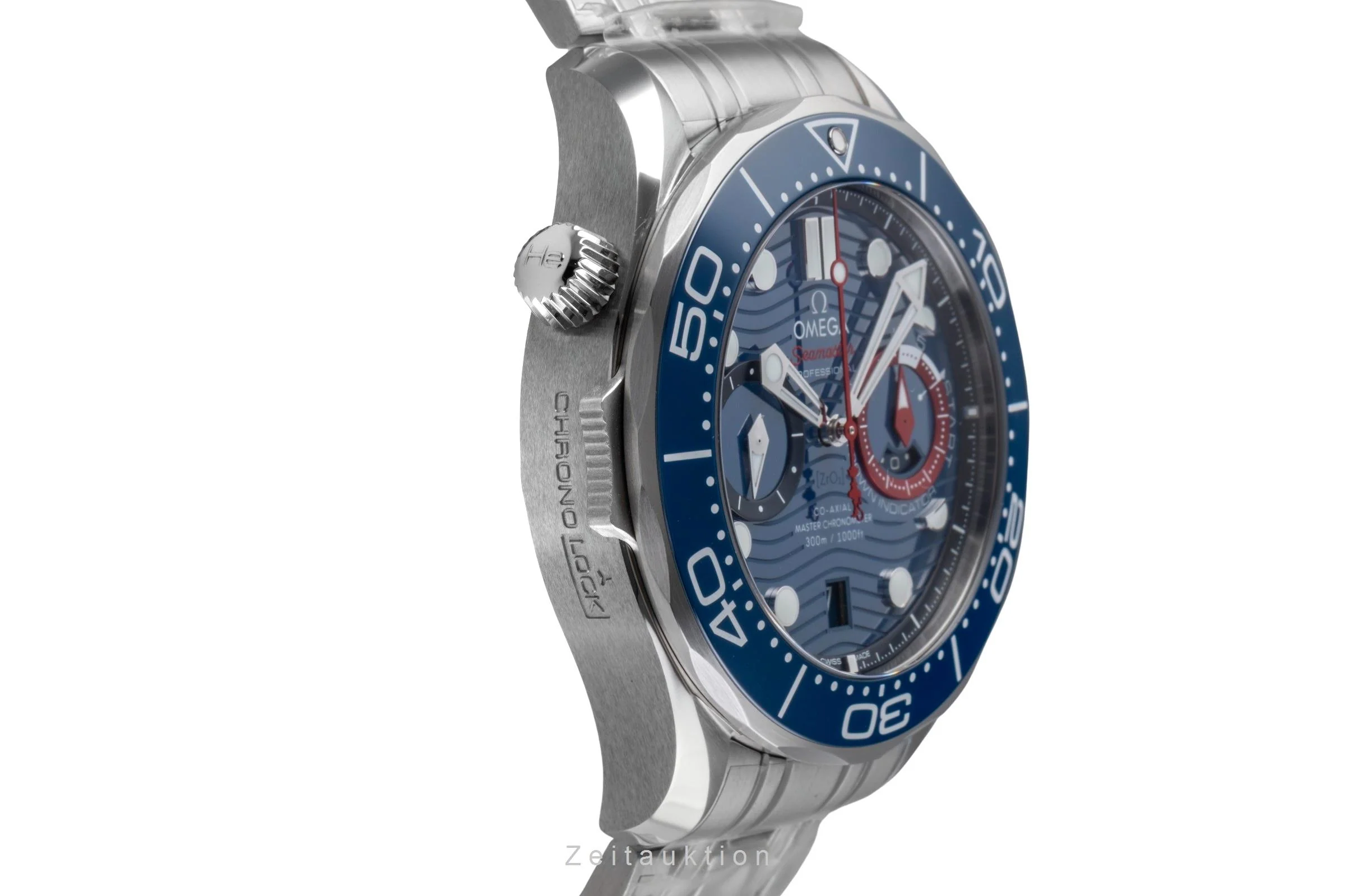 Omega Seamaster chronograph steel automatic men's watch 210.30.44.51.03.002  [2506387] - Image 8