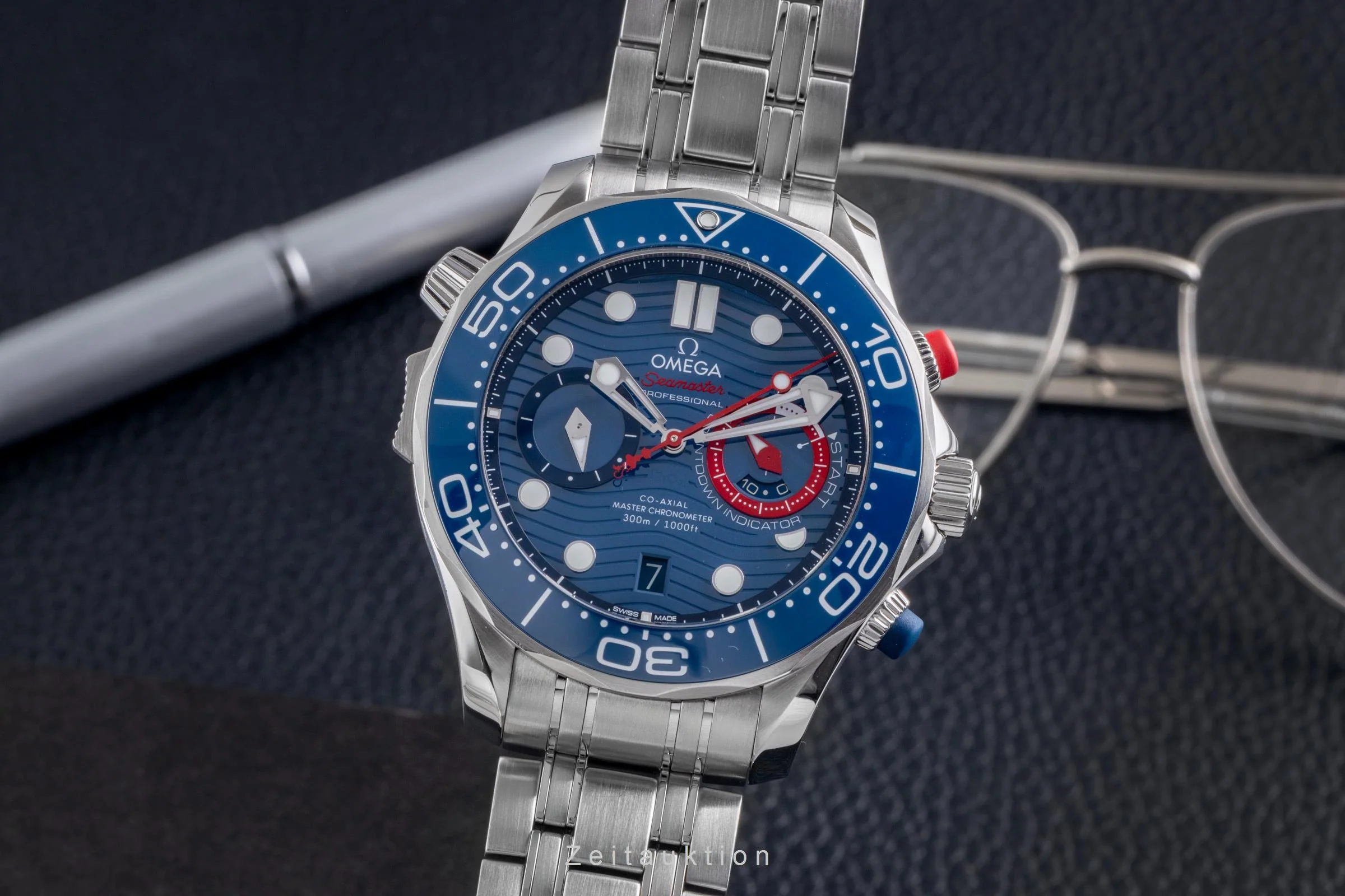 Omega Seamaster chronograph steel automatic men's watch 210.30.44.51.03.002  [2600686] - Image 2