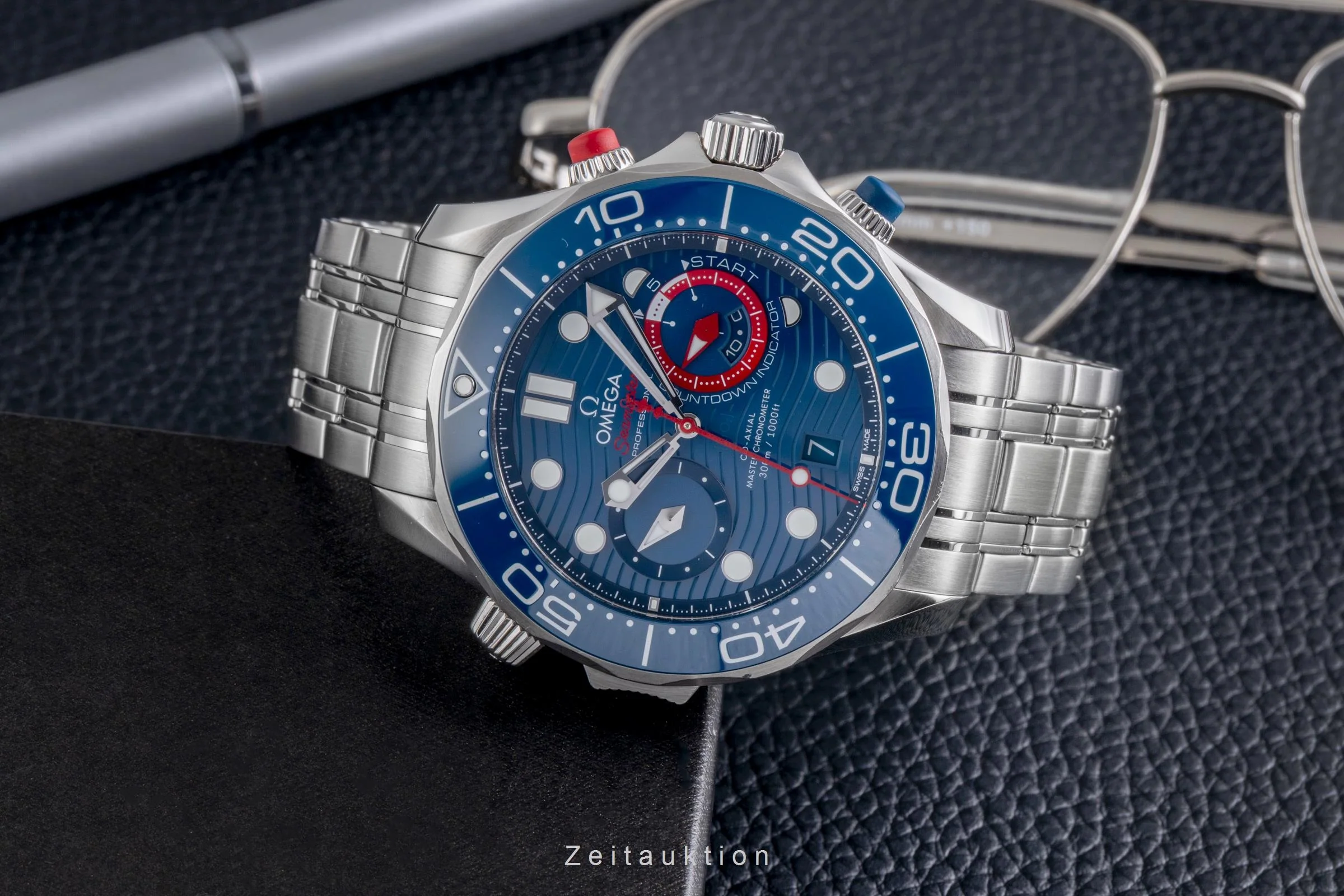 Omega Seamaster chronograph steel automatic men's watch 210.30.44.51.03.002  [2600686] - Image 3