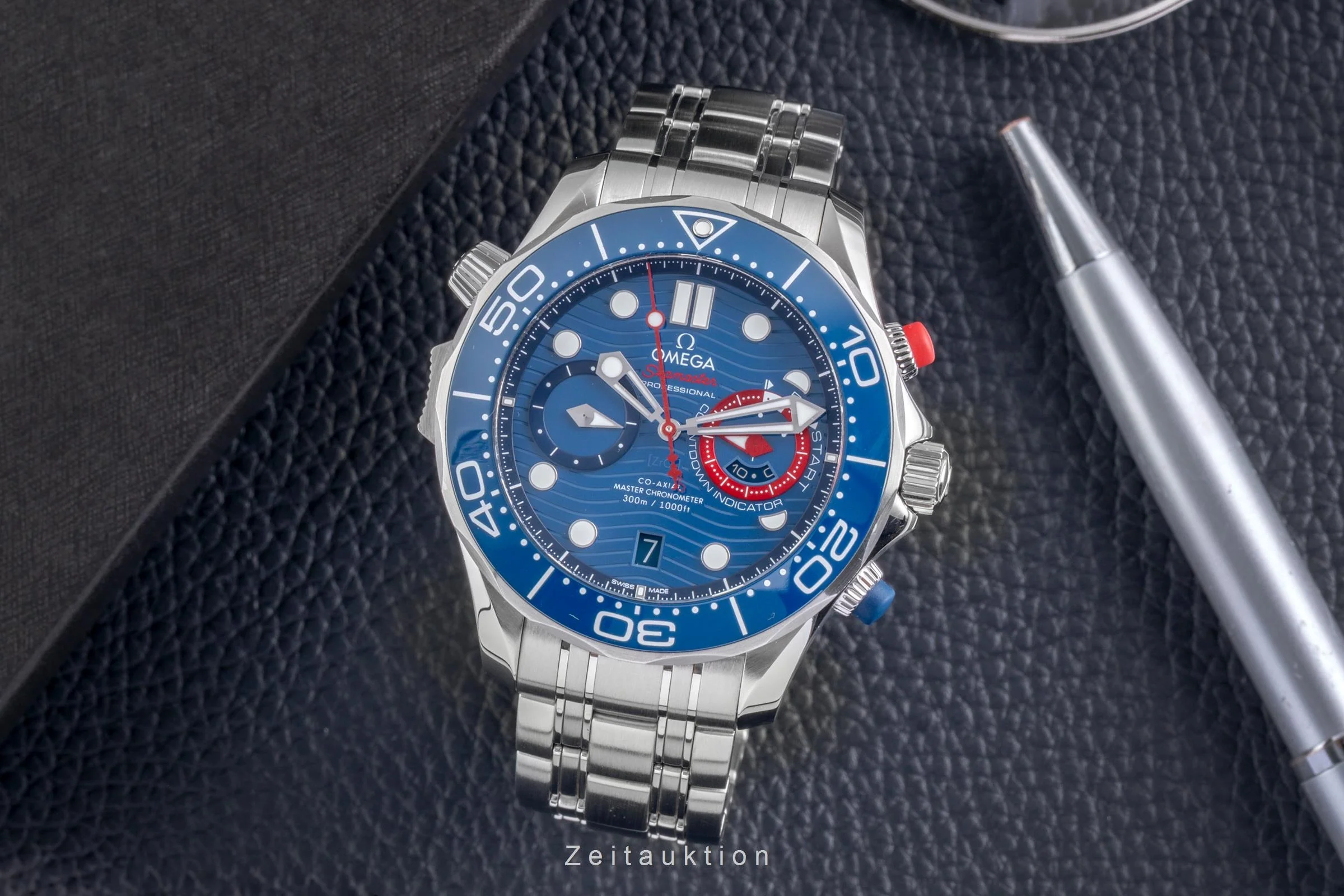 Omega Seamaster chronograph steel automatic men's watch 210.30.44.51.03.002  [2600686] - Image 4