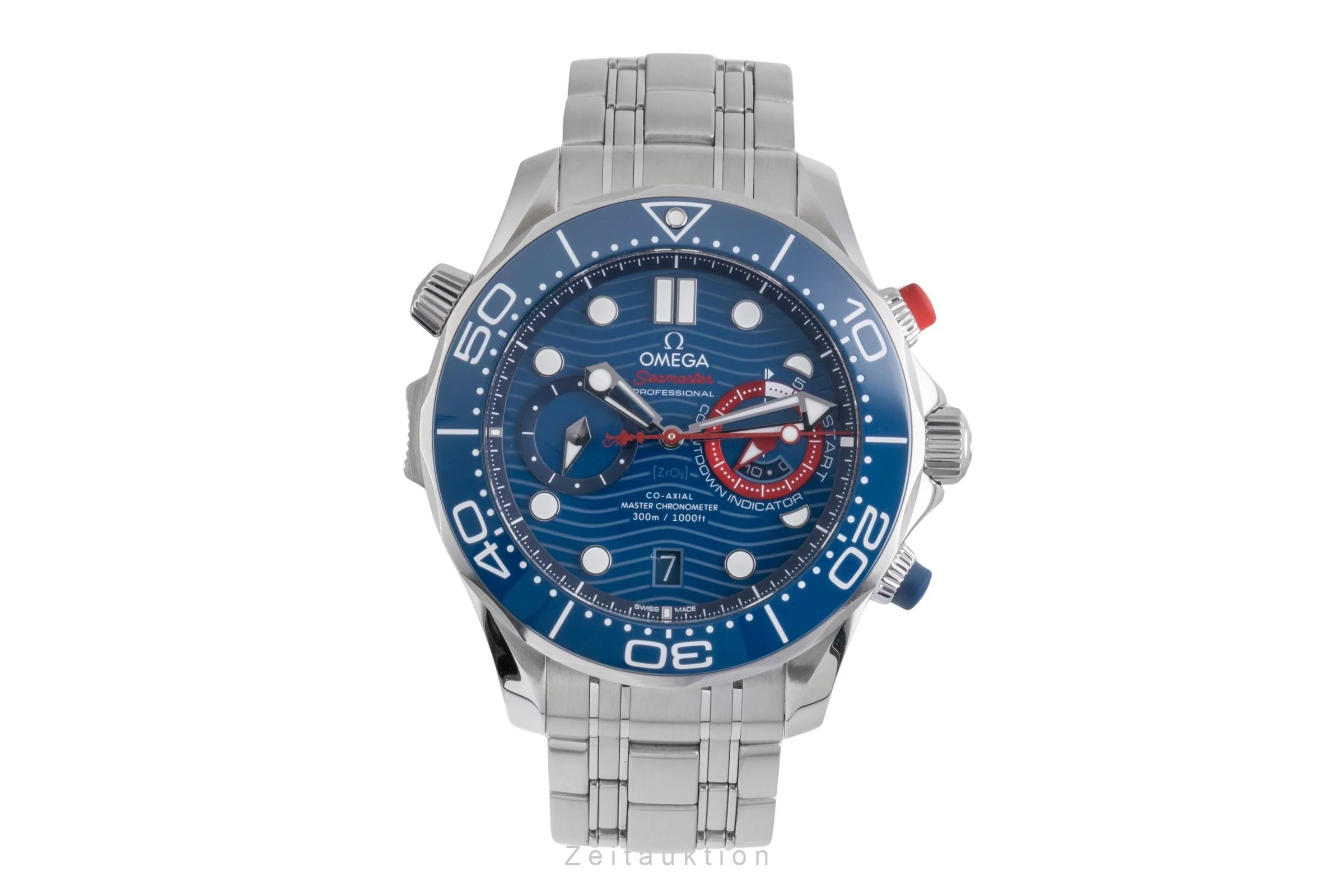 Omega Seamaster chronograph steel automatic men's watch 210.30.44.51.03.002  [2600686] - Image 5