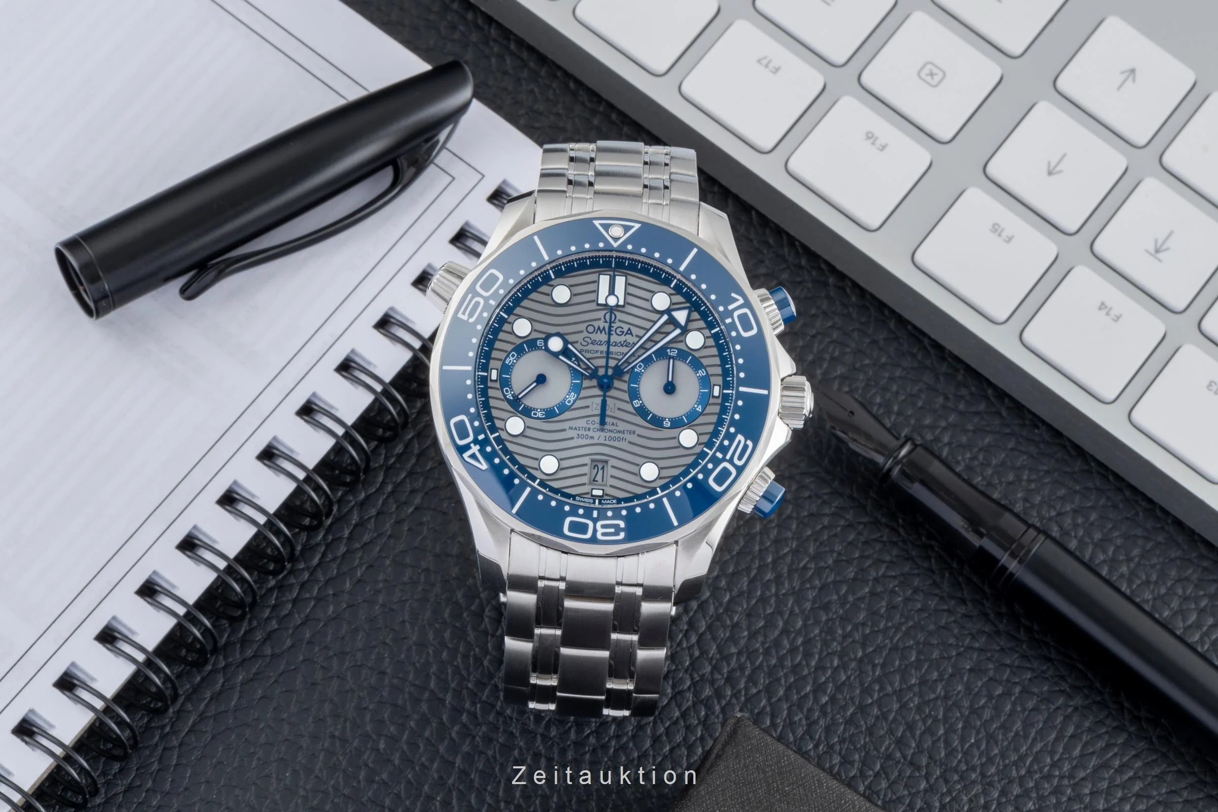 Omega Seamaster chronograph steel automatic men's watch 210.30.44.51.06.001 LP: 9300EUR  [2504409] - Image 4