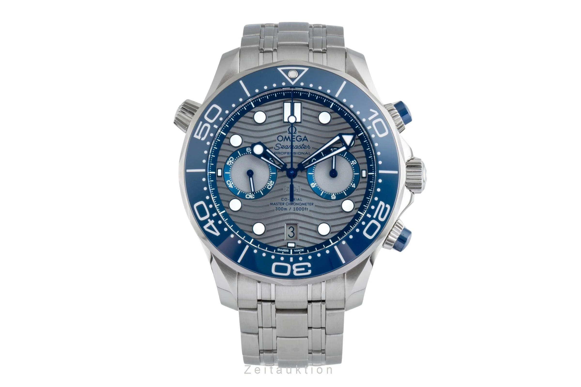 Omega Seamaster chronograph steel automatic men's watch 210.30.44.51.06.001 LP: 9300EUR  [2506203] - Image 5