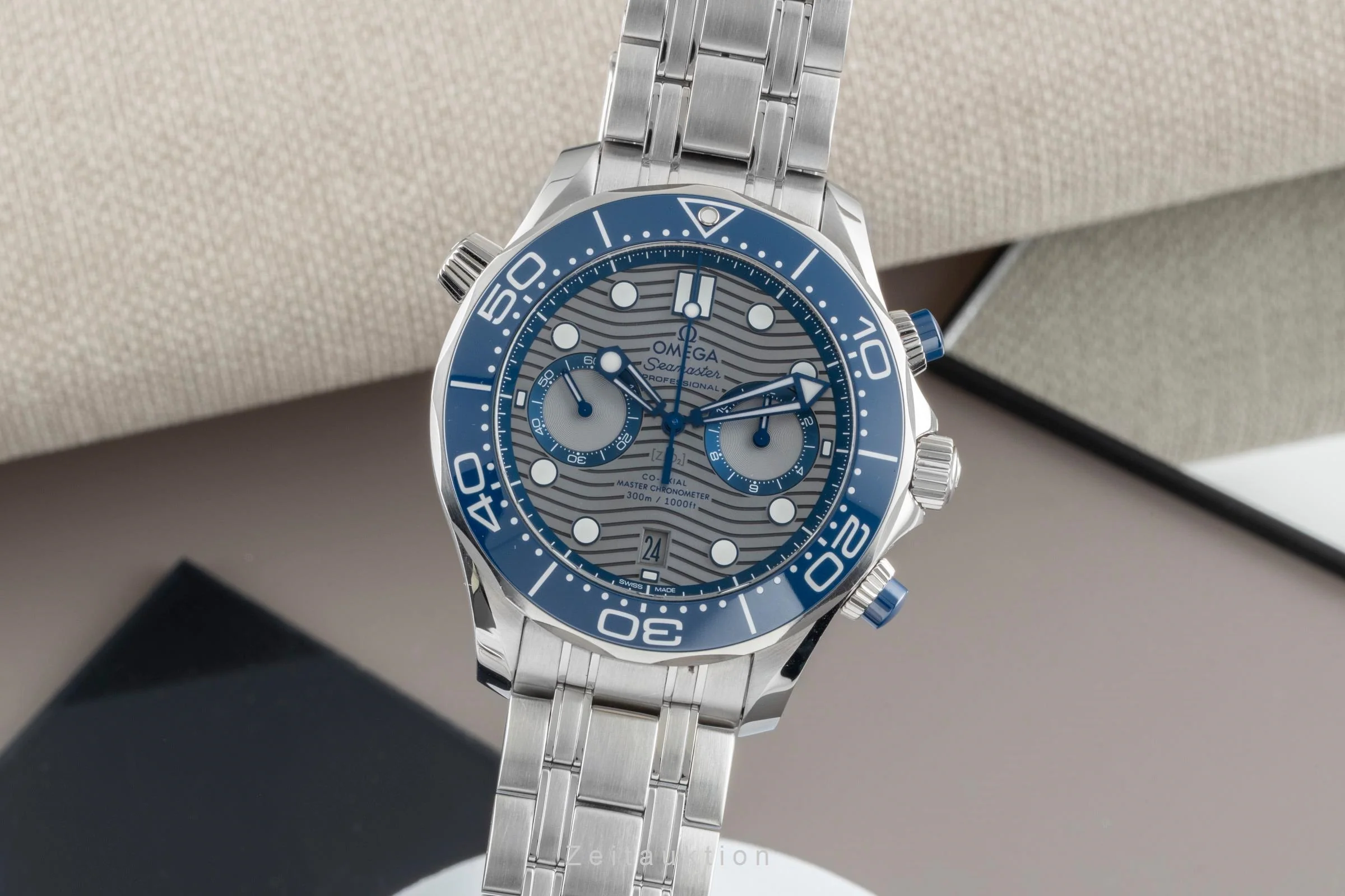 Omega Seamaster chronograph steel automatic men's watch 210.30.44.51.06.001 LP: 9300EUR  [2600433] - Image 2