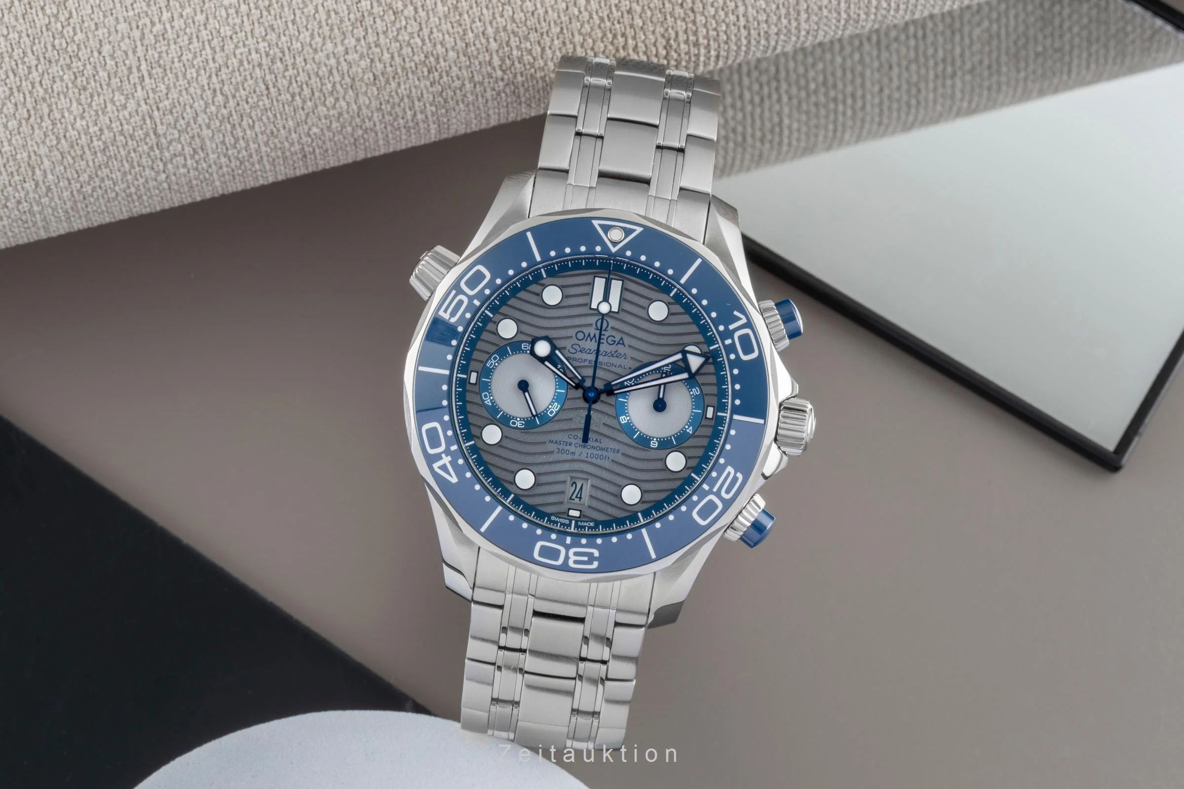Omega Seamaster chronograph steel automatic men's watch 210.30.44.51.06.001 LP: 9300EUR  [2600433] - Image 4