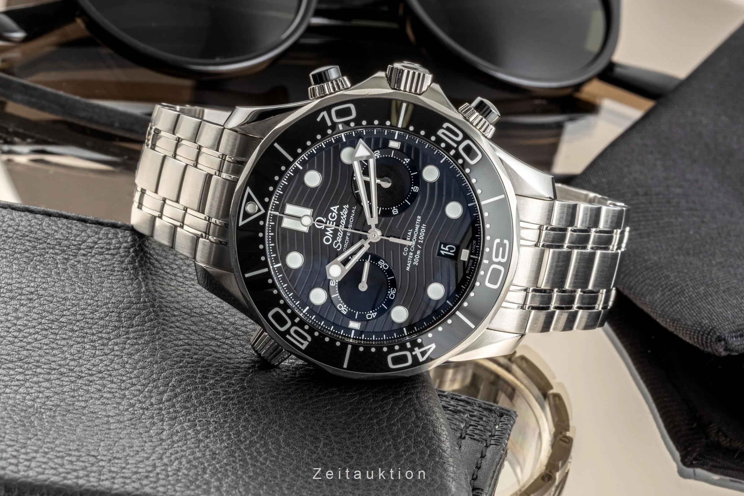 Omega Seamaster chronograph steel automatic men's watch 210.32.44.51.01.001 LP: 8700EUR  [2303086] - Image 2