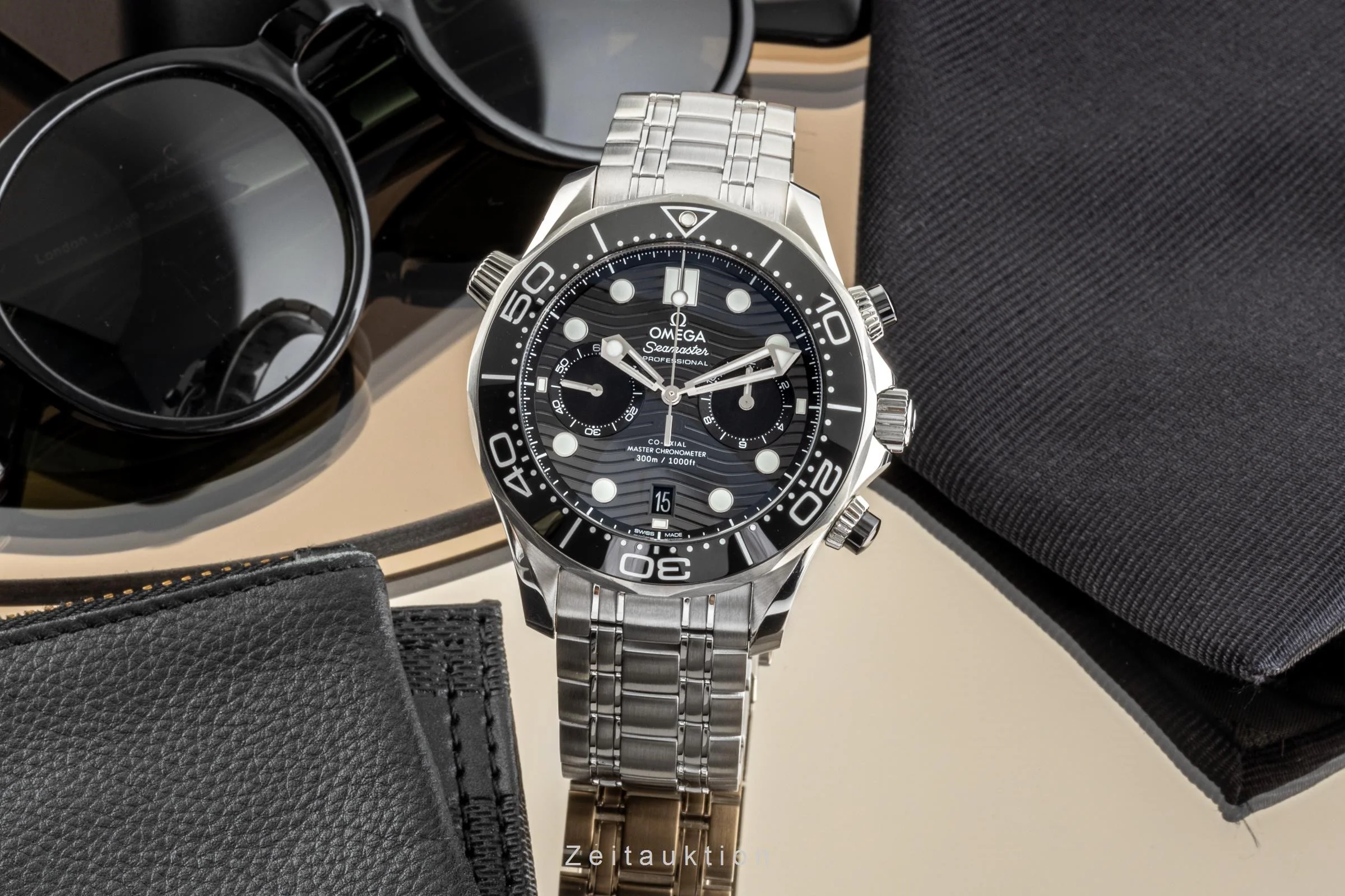Omega Seamaster chronograph steel automatic men's watch 210.32.44.51.01.001 LP: 8700EUR  [2303086] - Image 3