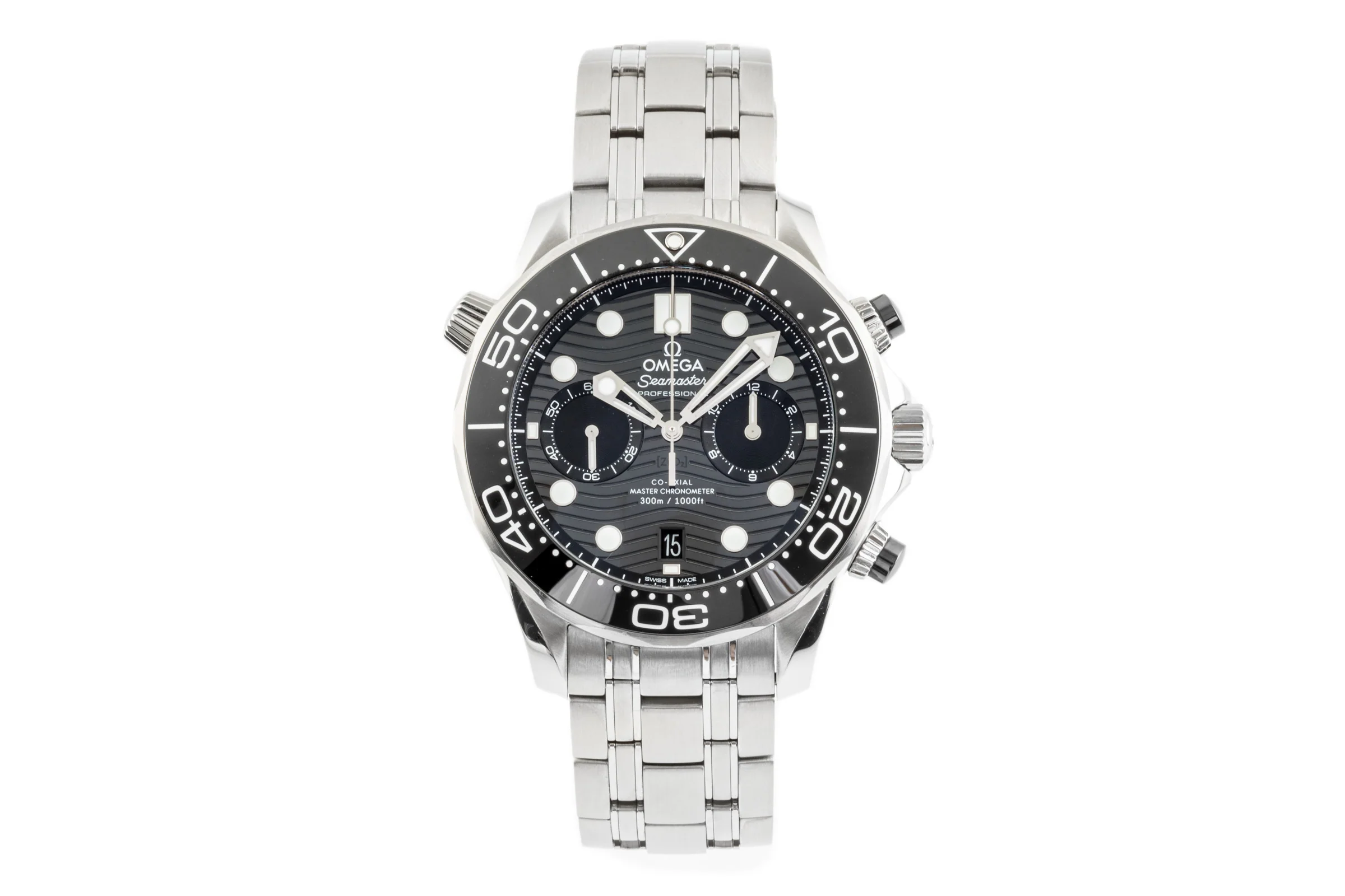 Omega Seamaster chronograph steel automatic men's watch 210.32.44.51.01.001 LP: 8700EUR  [2303086] - Image 4