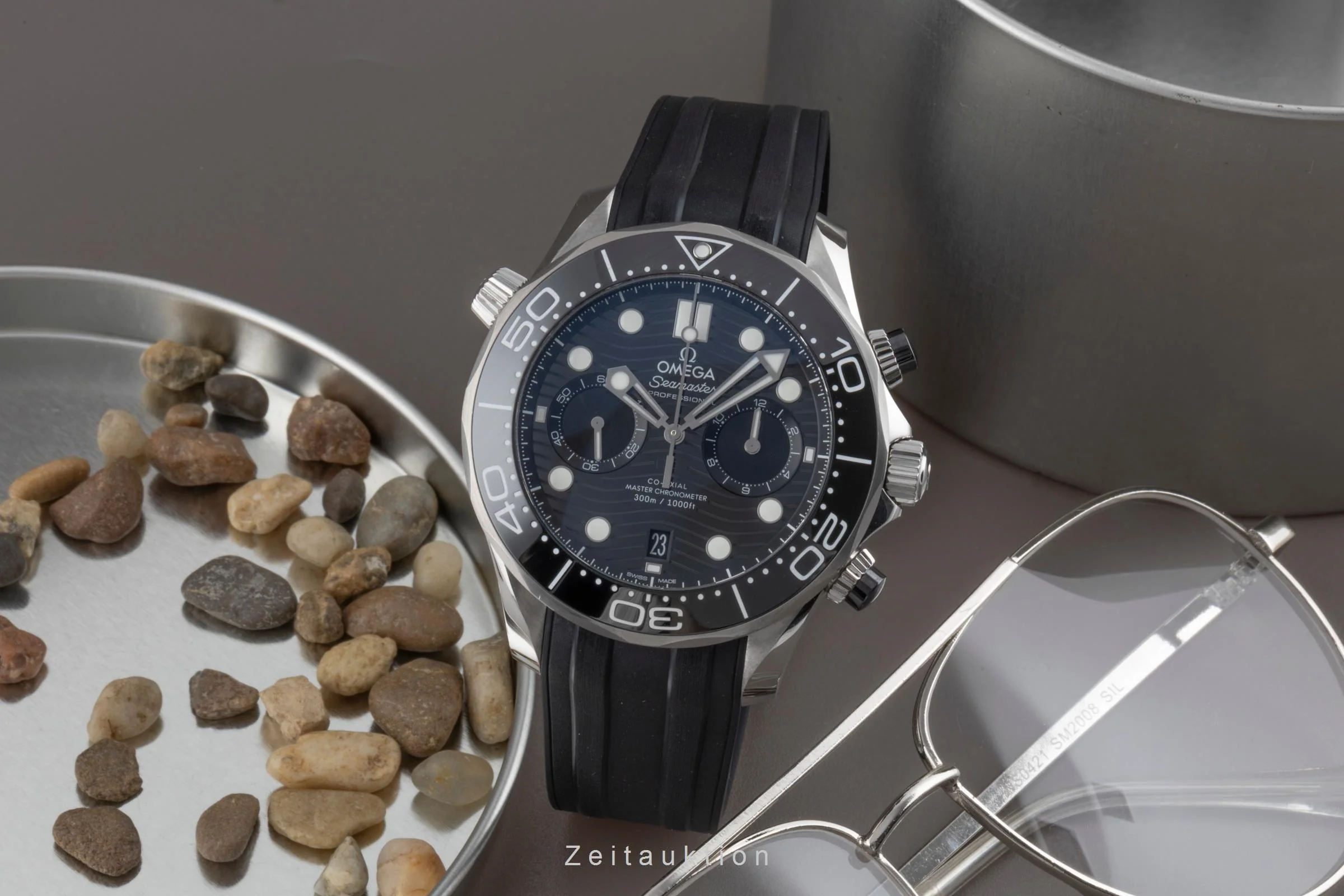 Omega Seamaster chronograph steel automatic men's watch 210.32.44.51.01.001 LP: 9000EUR  [2503831] - Image 4