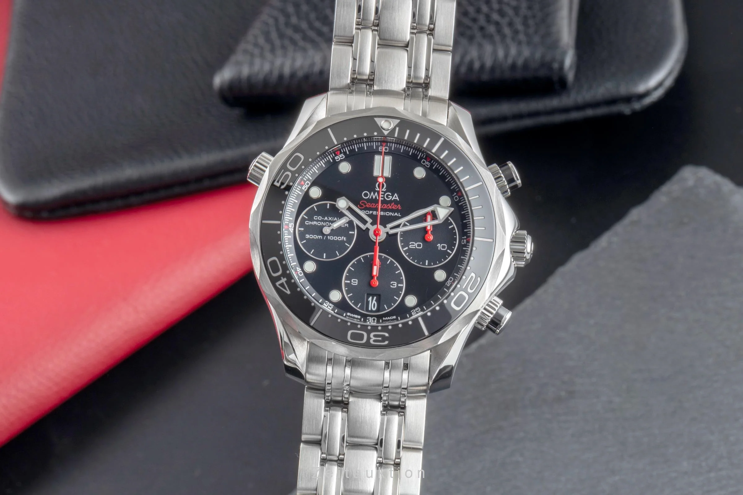 Omega Seamaster chronograph steel automatic men's watch 212.30.42.50.01.001 LP: 9300EUR  [2505808] - Image 2