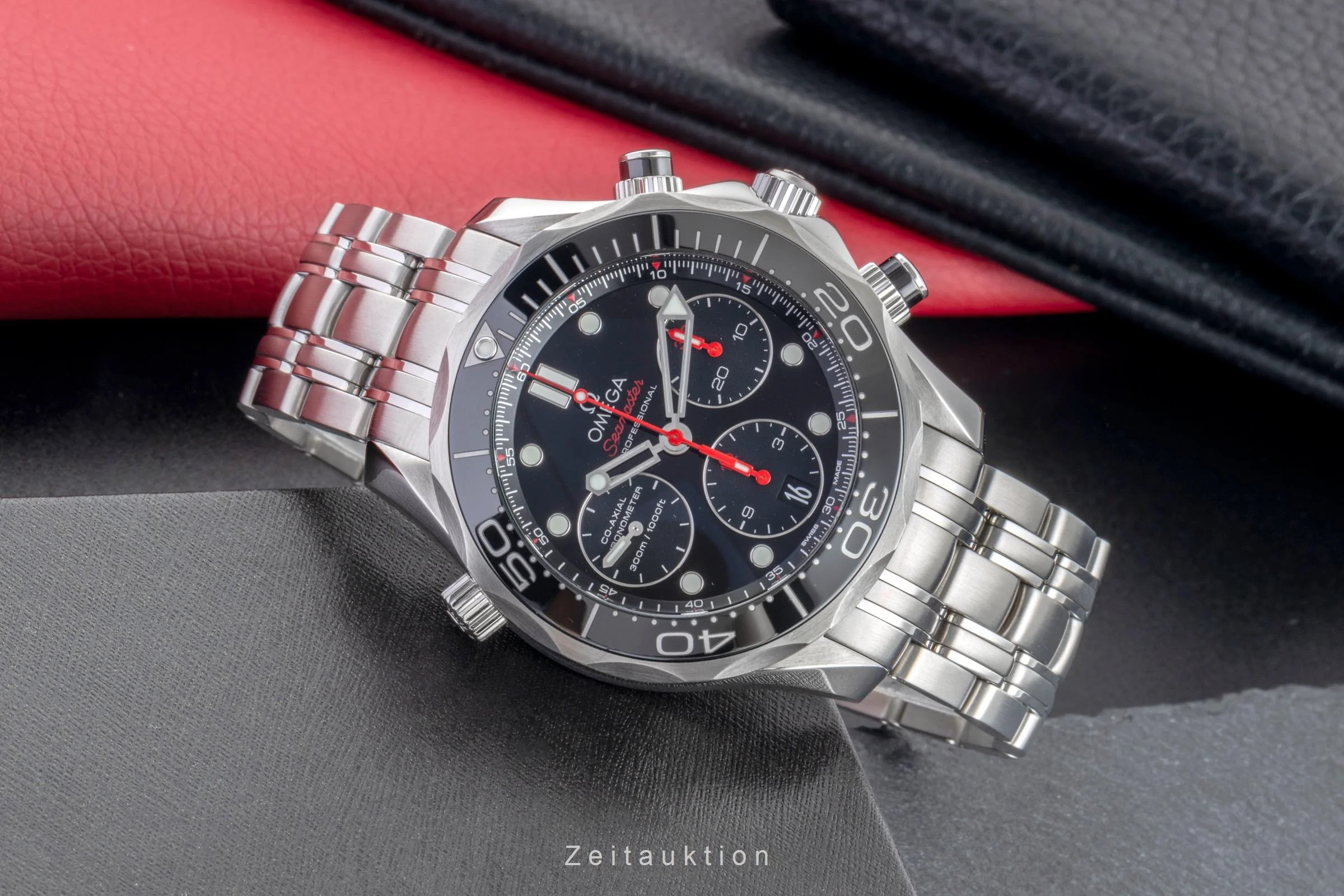 Omega Seamaster chronograph steel automatic men's watch 212.30.42.50.01.001 LP: 9300EUR  [2505808] - Image 3