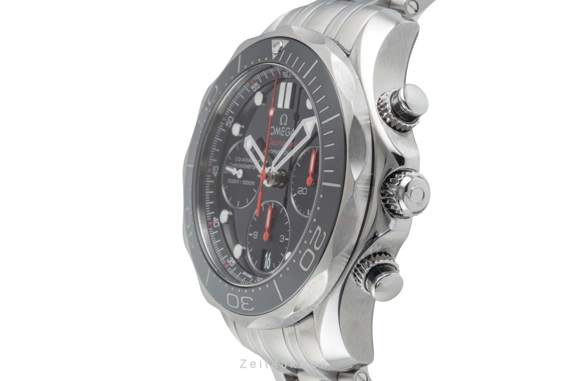 Omega Seamaster chronograph steel automatic men's watch 212.30.42.50.01.001 LP: 9300EUR  [2505808] - Image 7