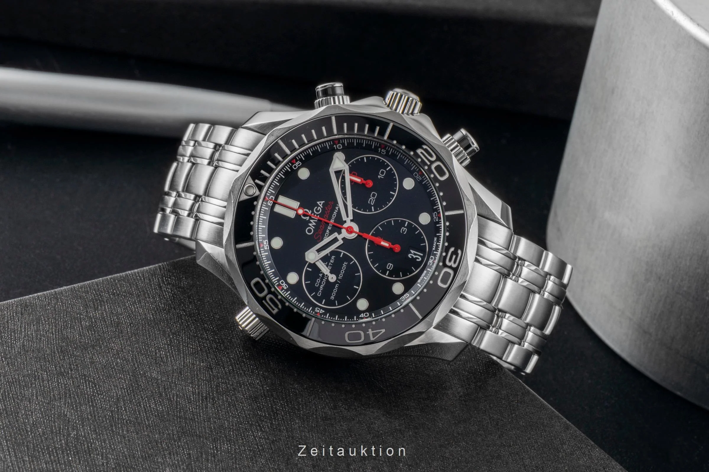 Omega Seamaster chronograph steel automatic men's watch 212.30.42.50.01.001 LP: 9300EUR  [2600827] - Image 3