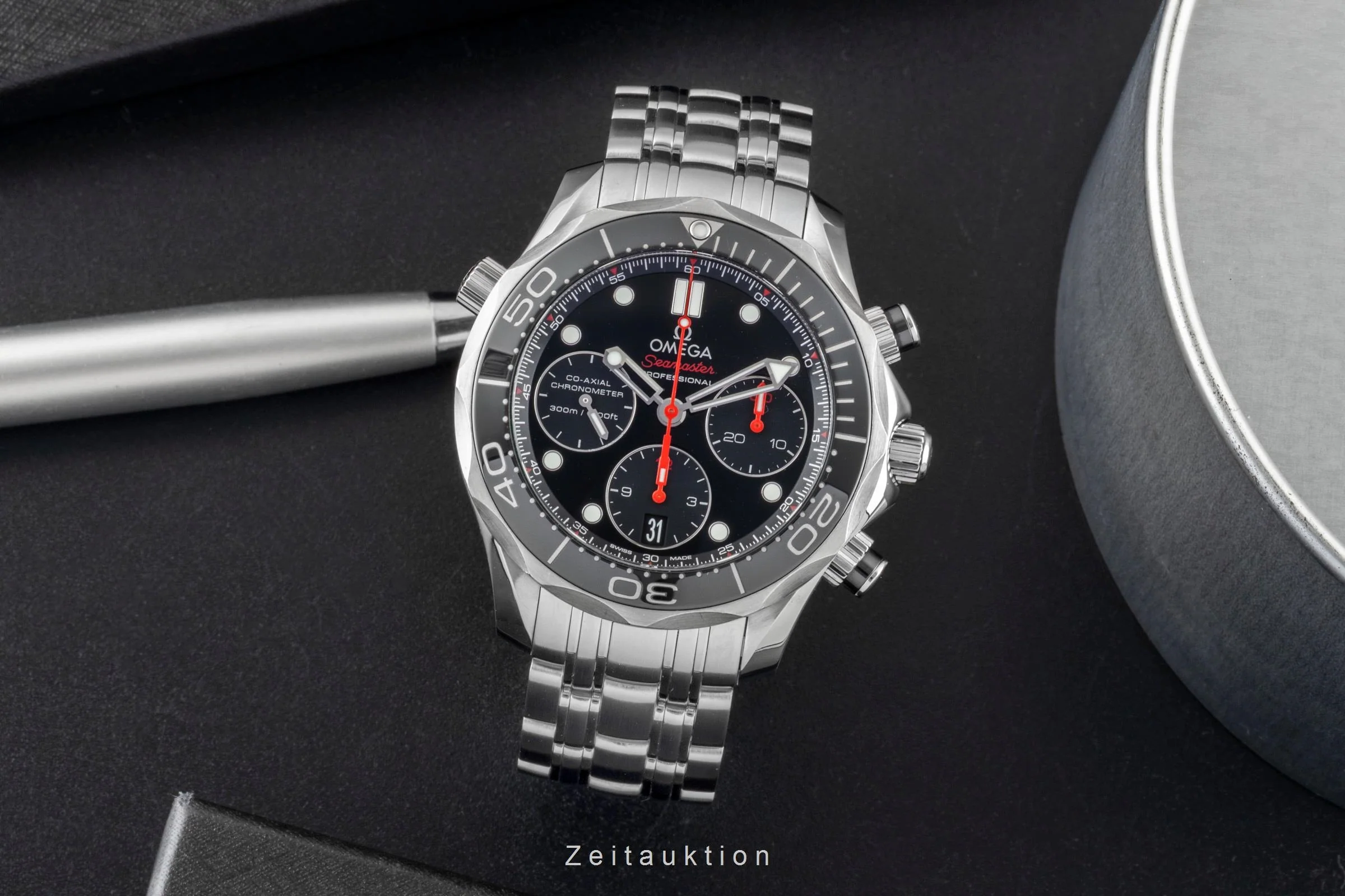 Omega Seamaster chronograph steel automatic men's watch 212.30.42.50.01.001 LP: 9300EUR  [2600827] - Image 4