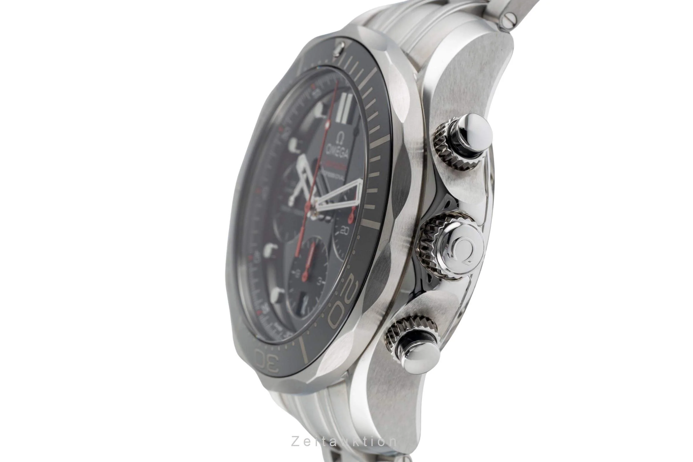 Omega Seamaster chronograph steel automatic men's watch 212.30.44.50.01.001  [2502446] - Image 7