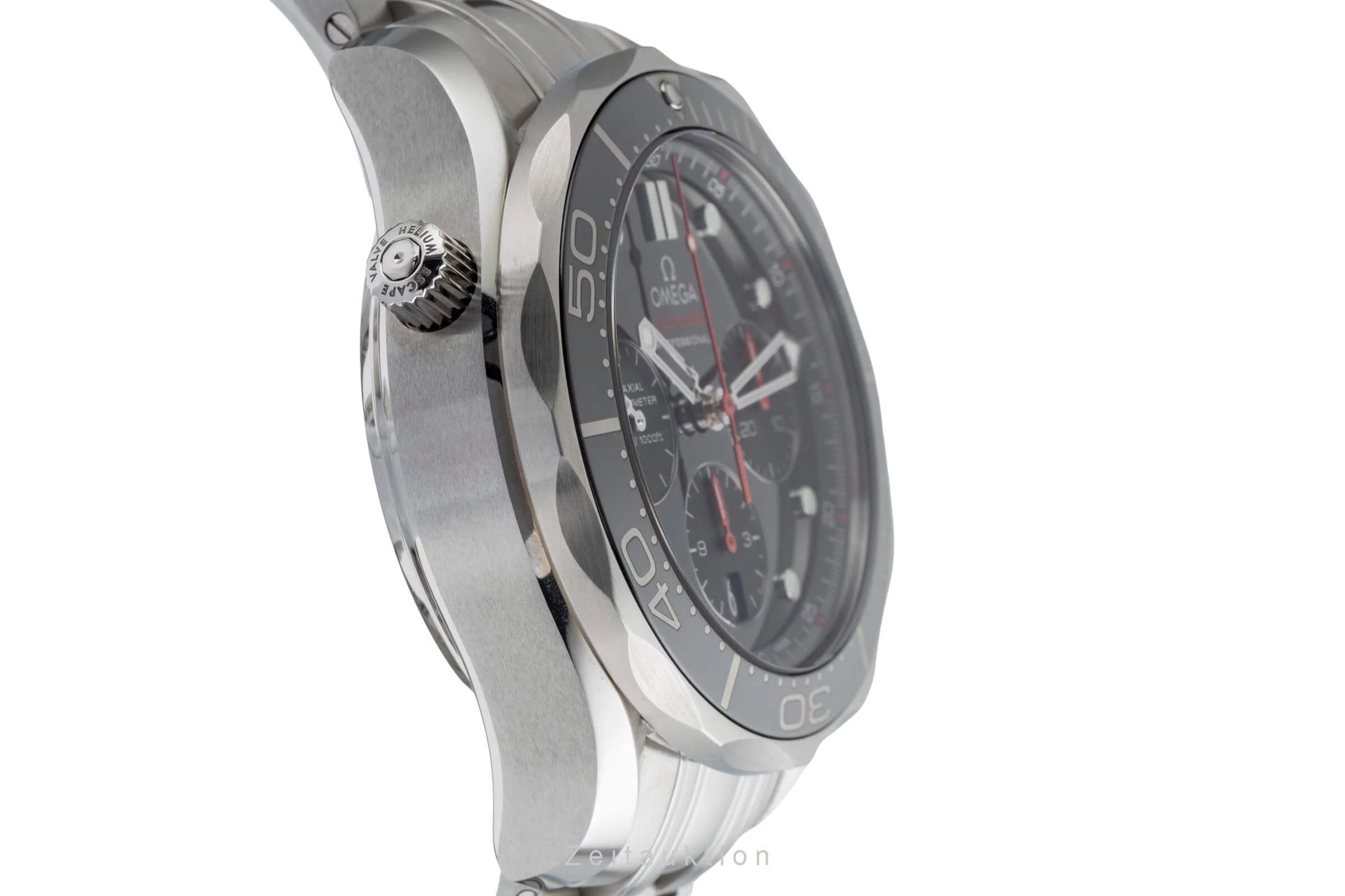 Omega Seamaster chronograph steel automatic men's watch 212.30.44.50.01.001  [2502446] - Image 8