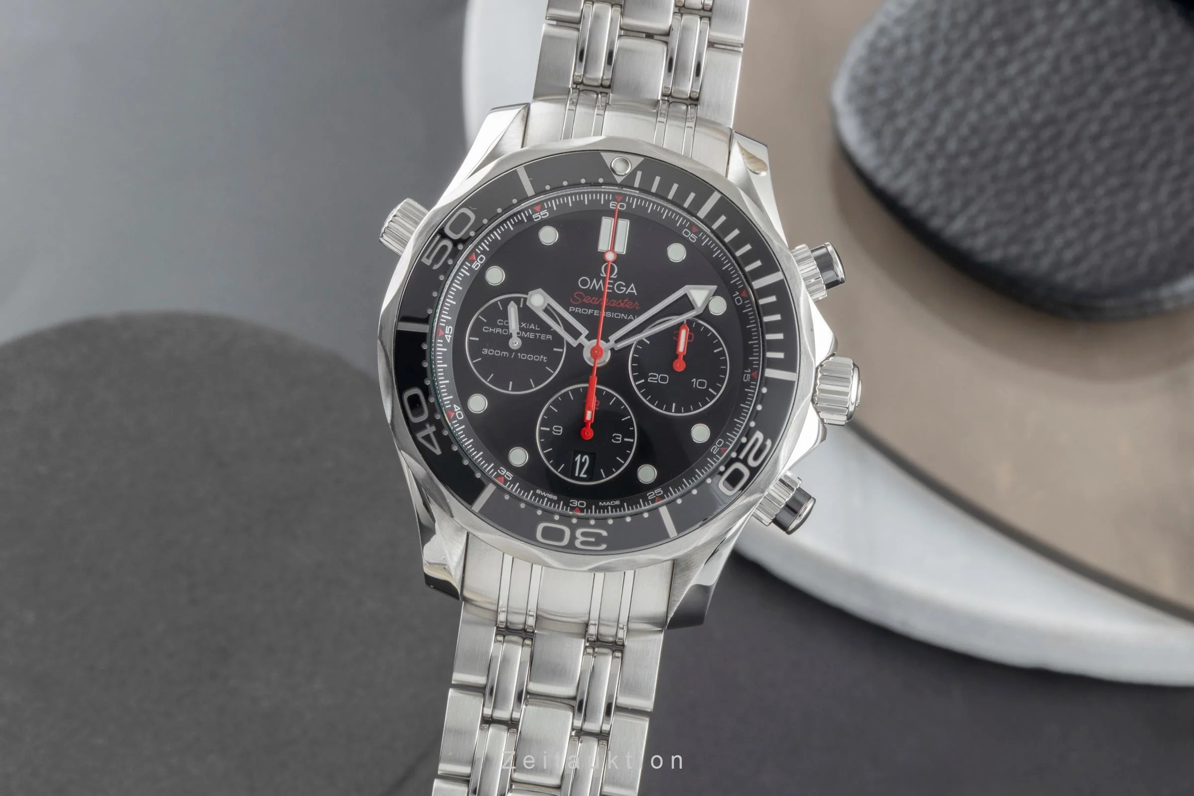 Omega Seamaster chronograph steel automatic men's watch 212.30.44.50.01.001  [2505740] - Image 2