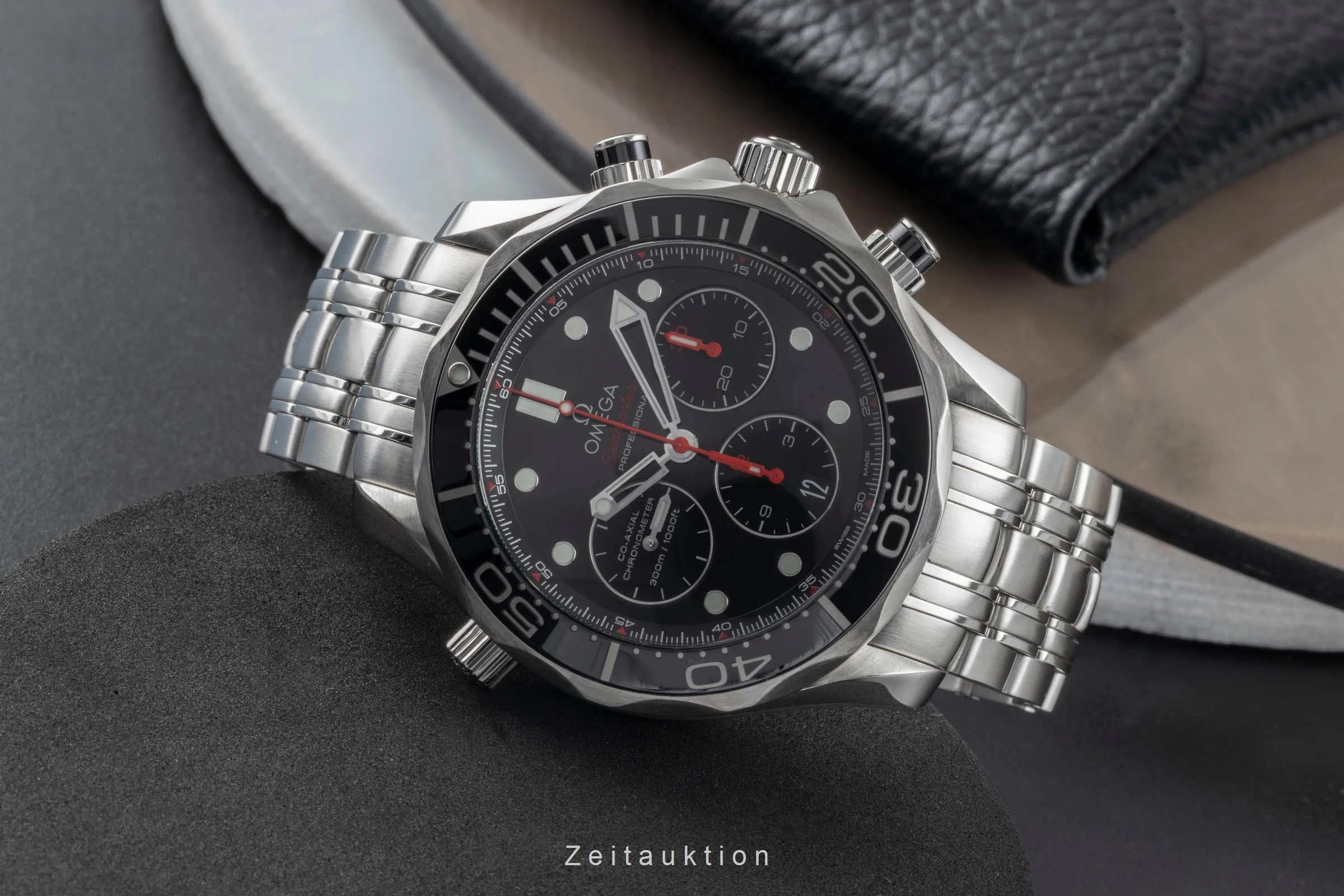 Omega Seamaster chronograph steel automatic men's watch 212.30.44.50.01.001  [2505740] - Image 3