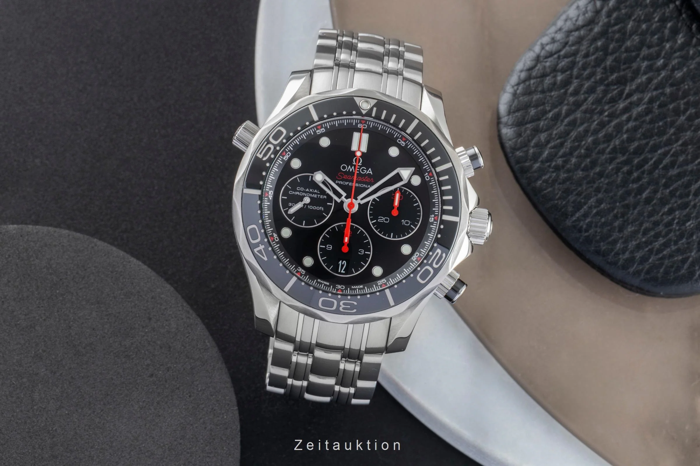 Omega Seamaster chronograph steel automatic men's watch 212.30.44.50.01.001  [2505740] - Image 4