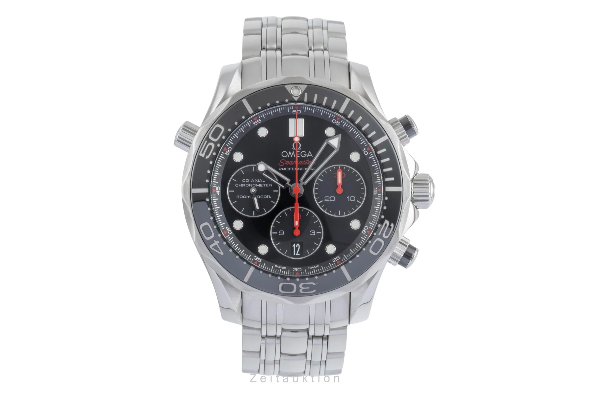 Omega Seamaster chronograph steel automatic men's watch 212.30.44.50.01.001  [2505740] - Image 5
