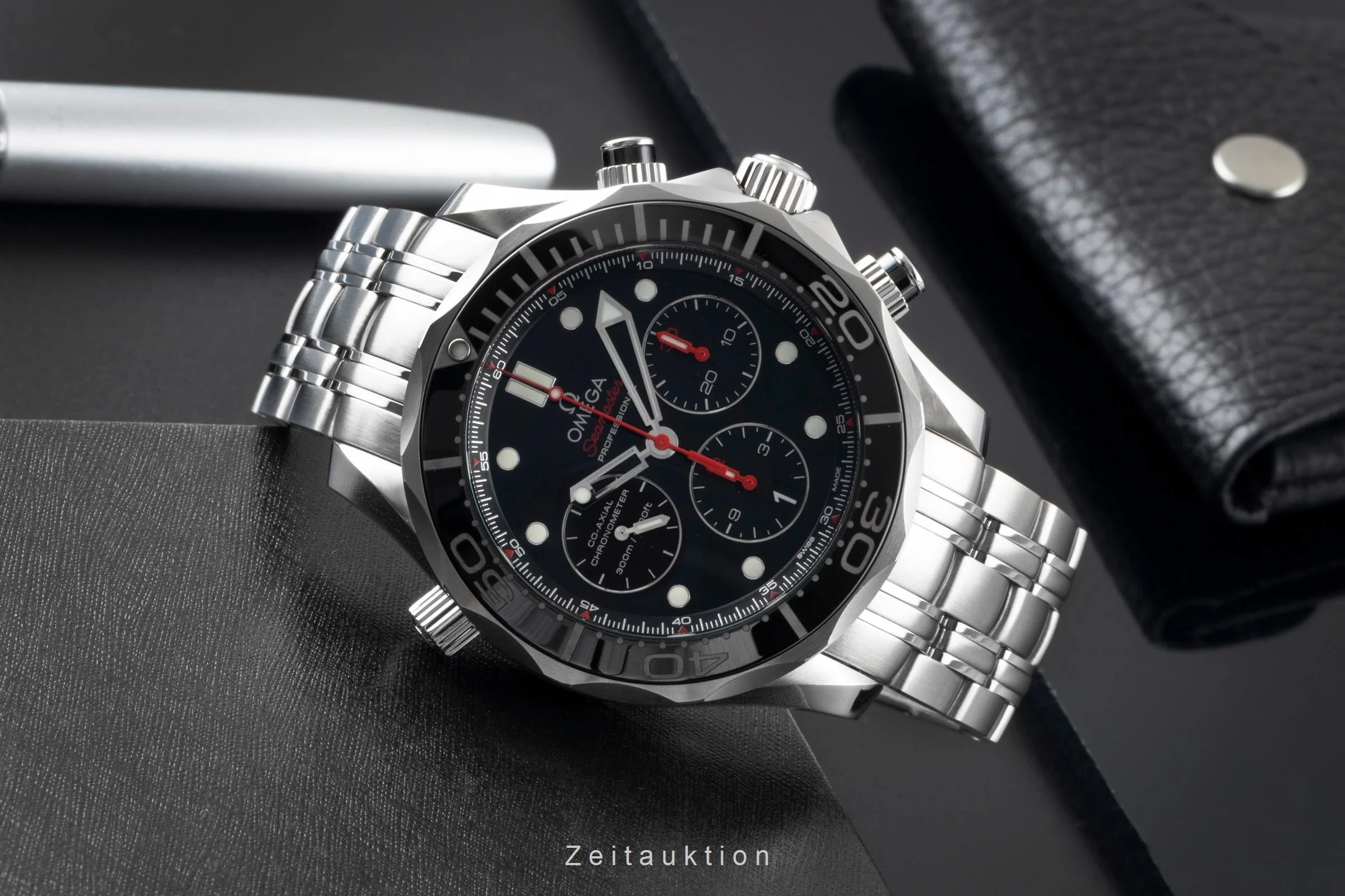Omega Seamaster chronograph steel automatic men's watch 212.30.44.50.01.001 LP: 9300EUR  [2600487] - Image 3