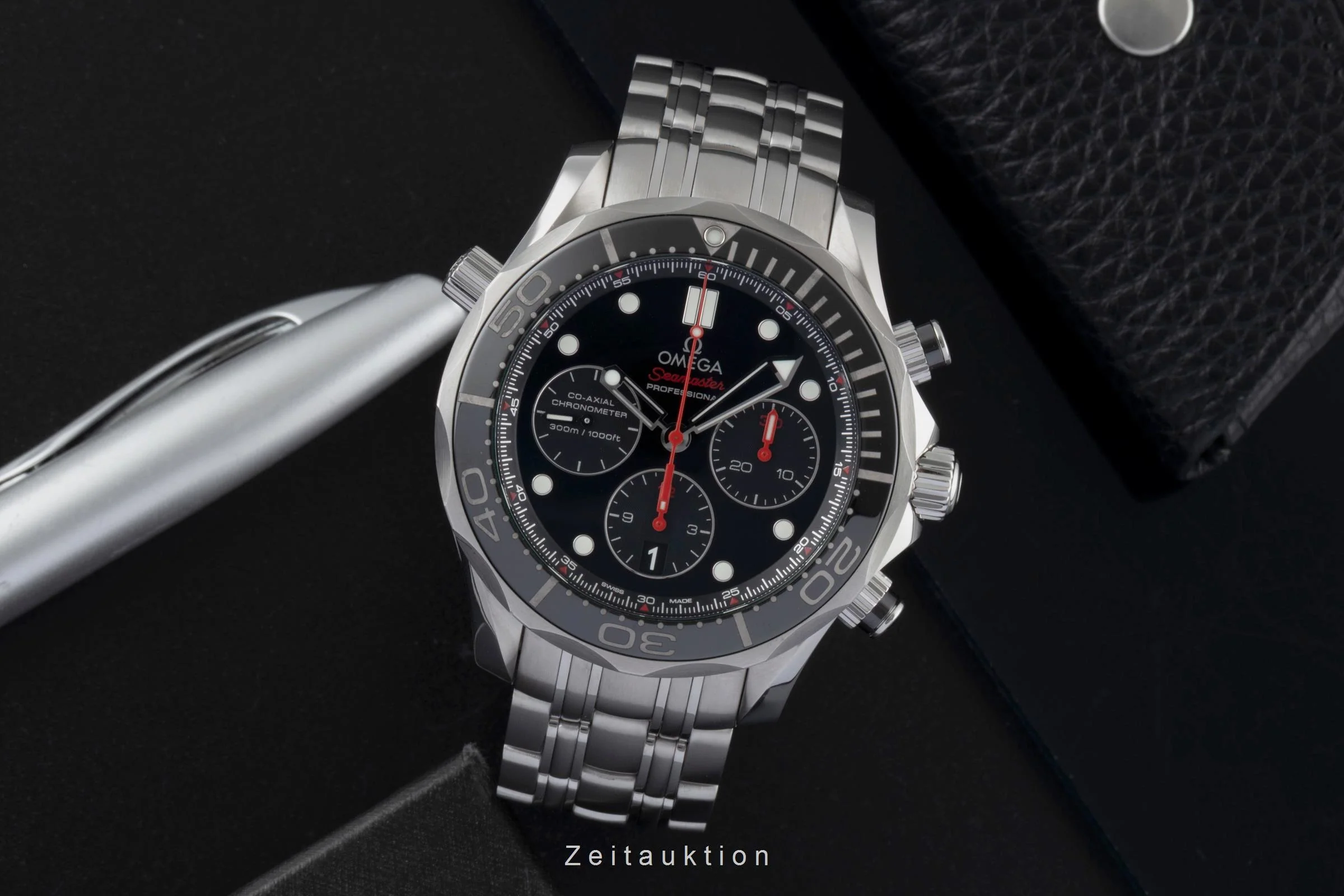 Omega Seamaster chronograph steel automatic men's watch 212.30.44.50.01.001 LP: 9300EUR  [2600487] - Image 4